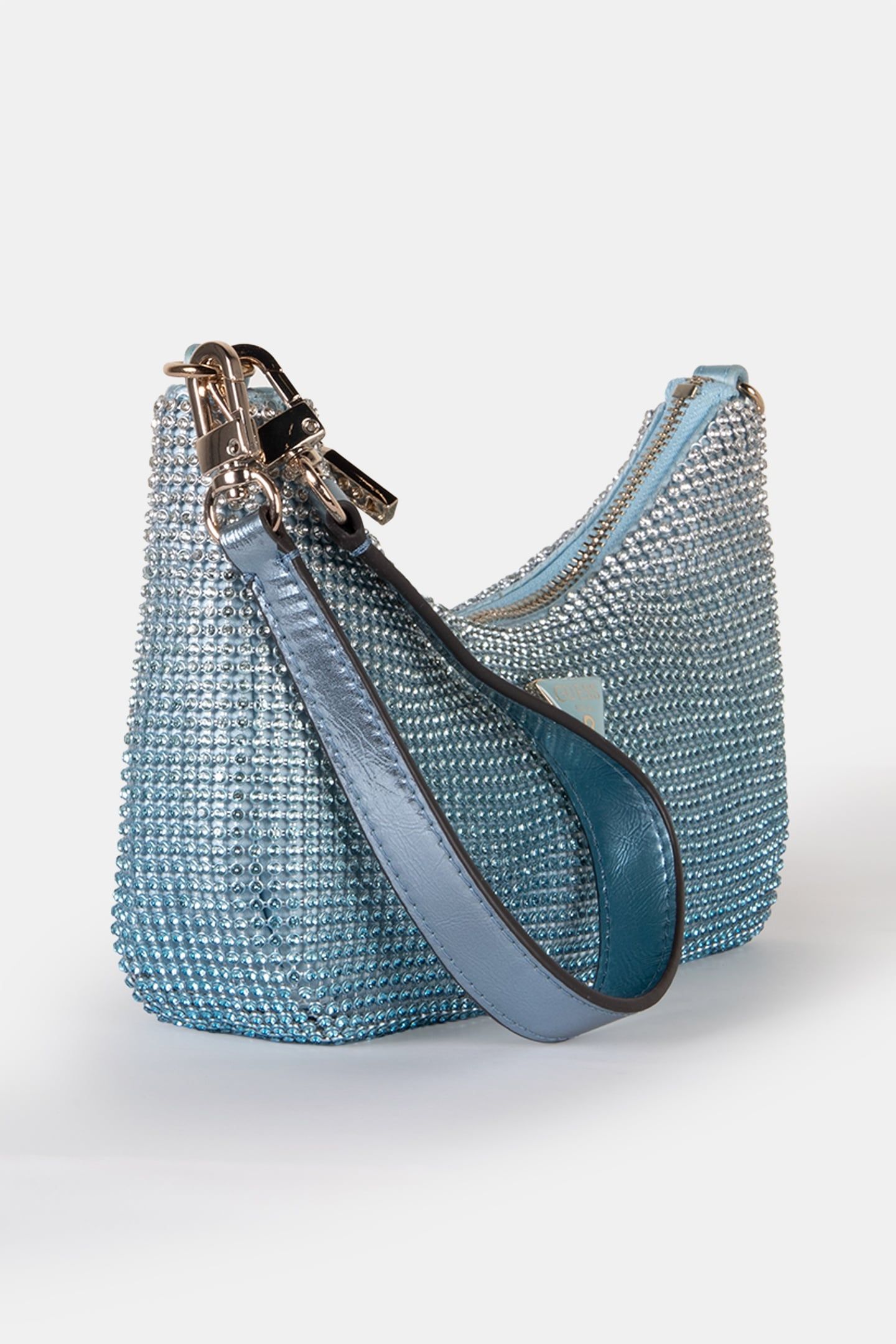 MARCIANO BY GUESS ZALINA MINI TOP ZIP SHLDR BAG POWDER BLUE 2