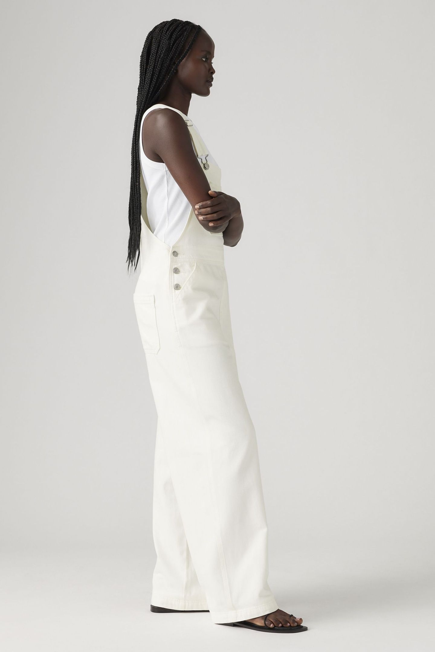 XL OVERALLS WHITE 4