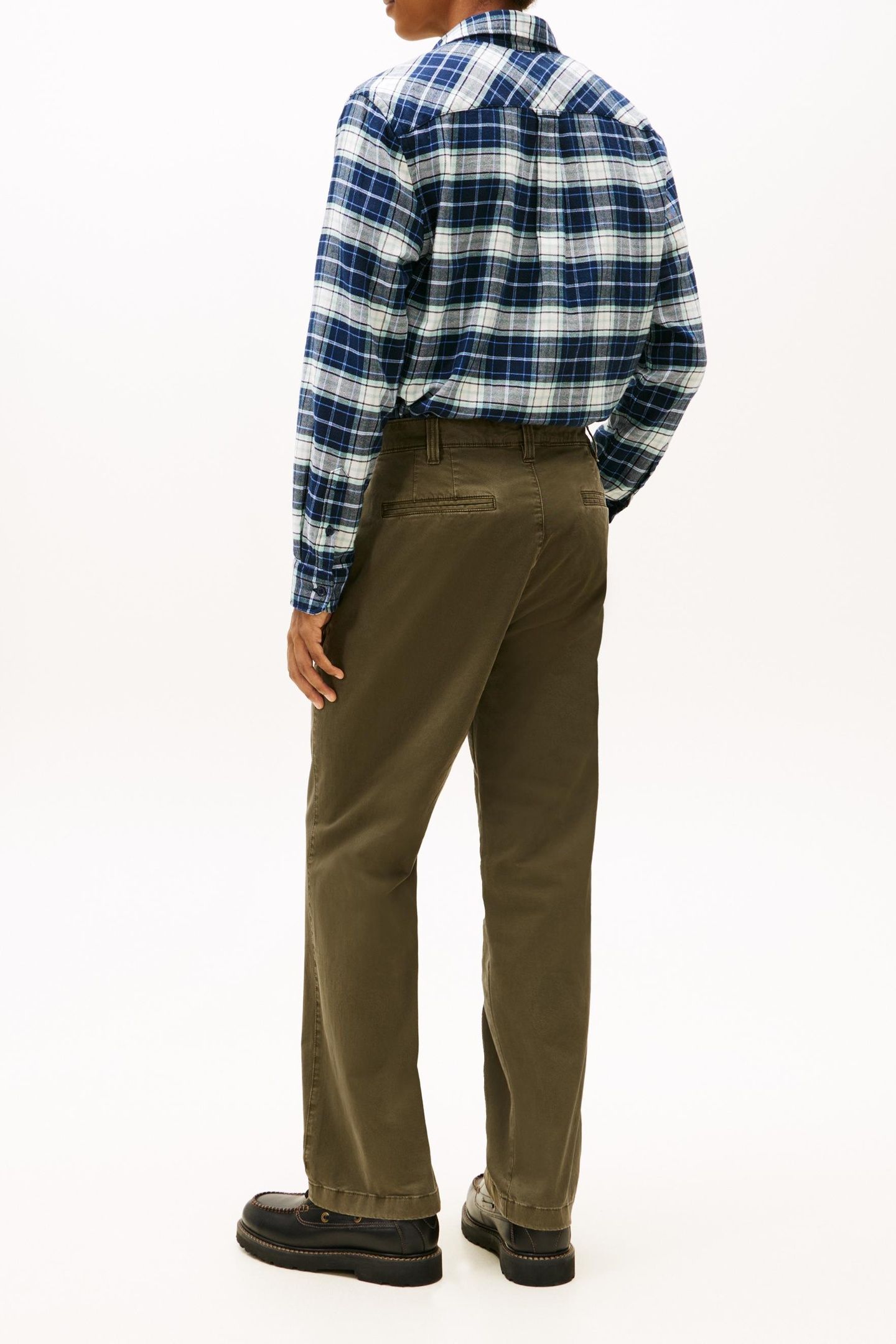 OTIS COTTON TWILL CHINO DARK GREENERY 3