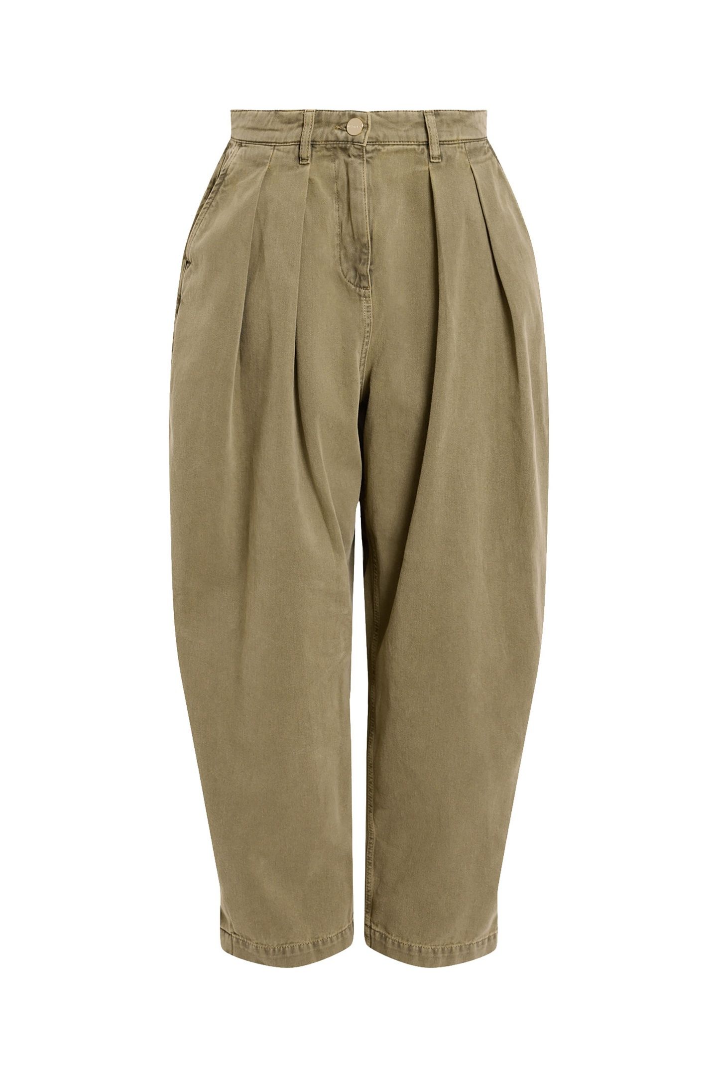 BECCA DENIM TROUSER KHAKI GREEN 6