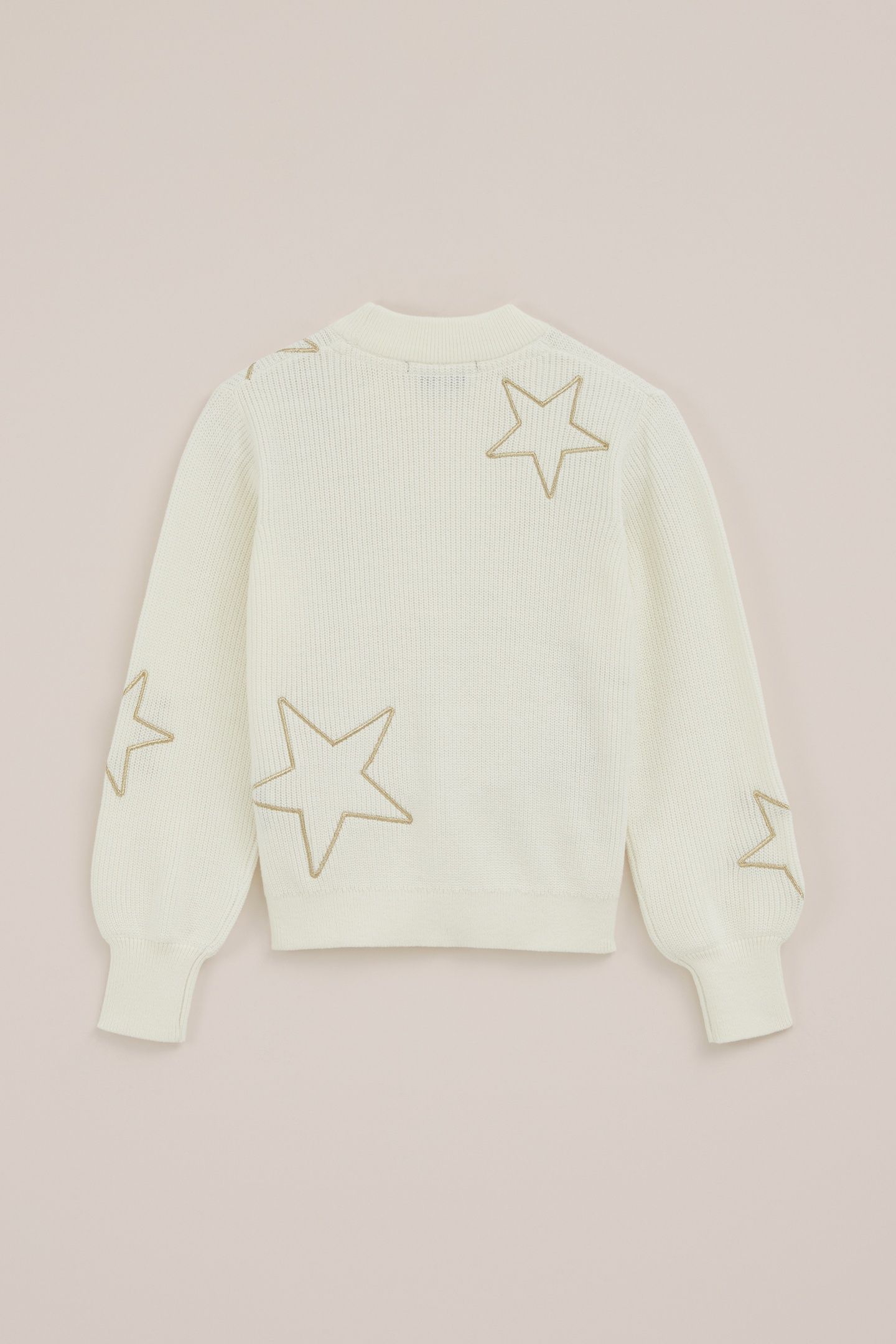 KNITTED PULLOVER ECRU 4