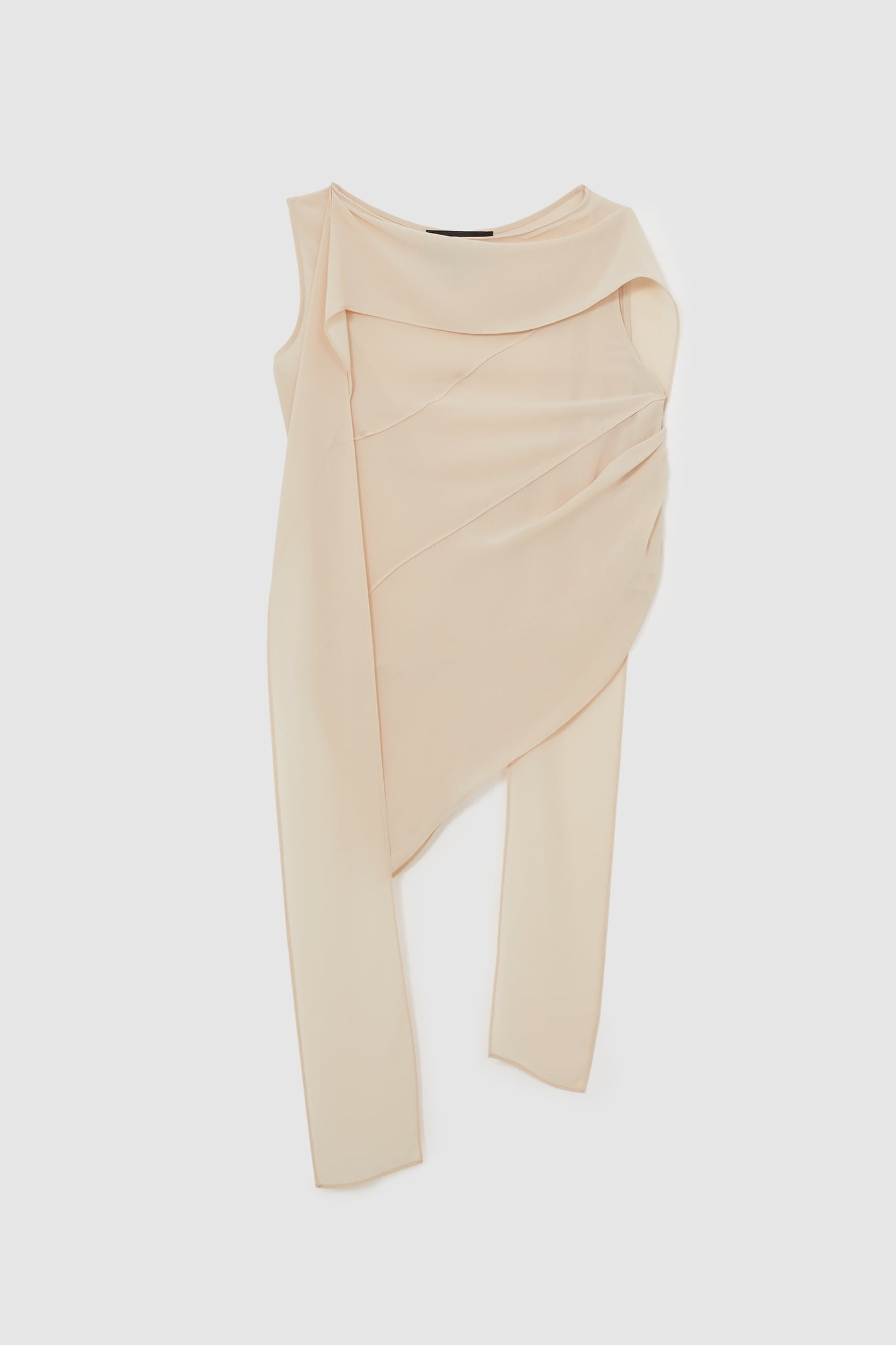 PANEL DETAIL SHELL TOP PALE PINK 2