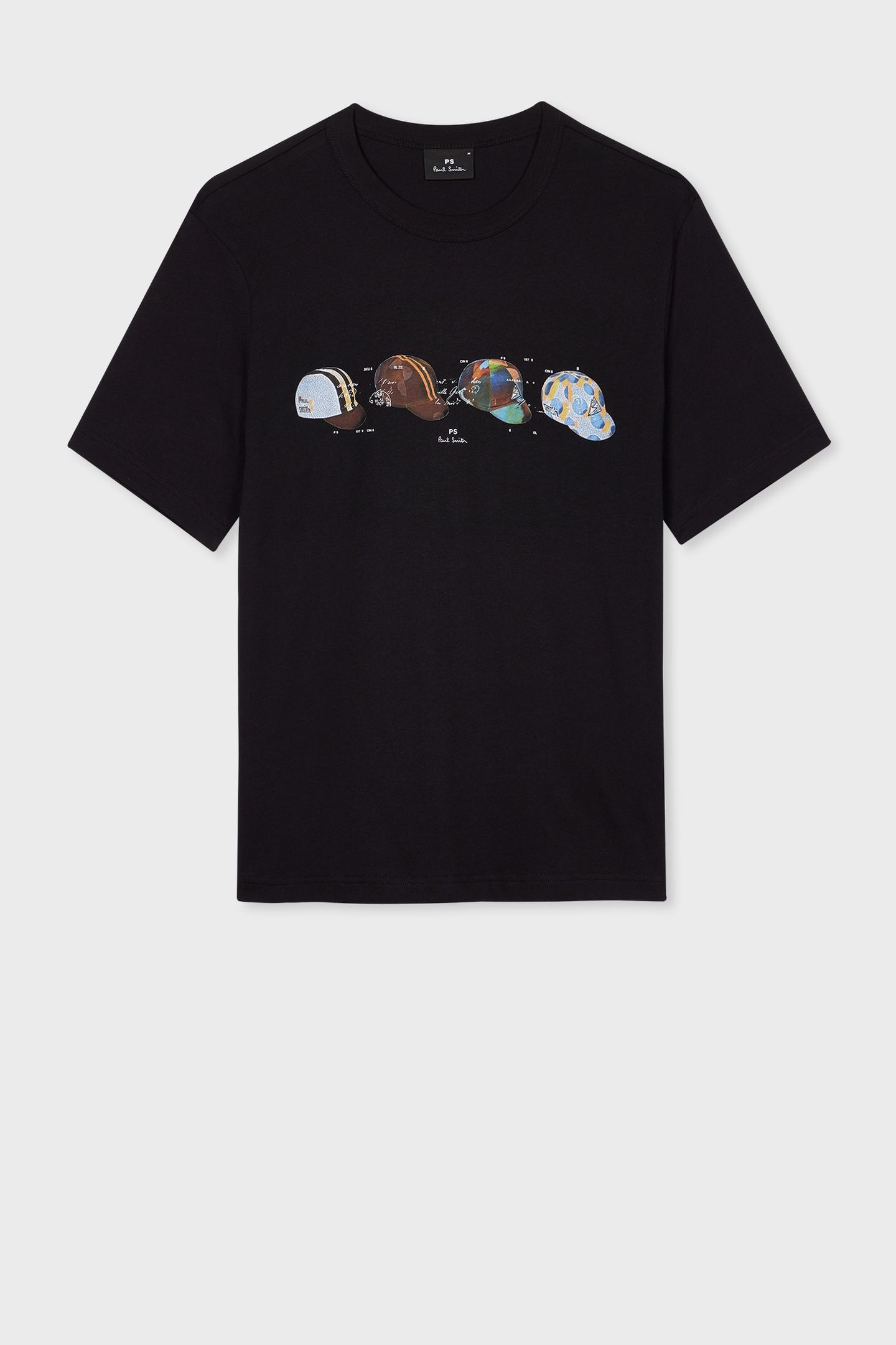 REG FIT T SHIRT CYCLING CAPS BLACK 1