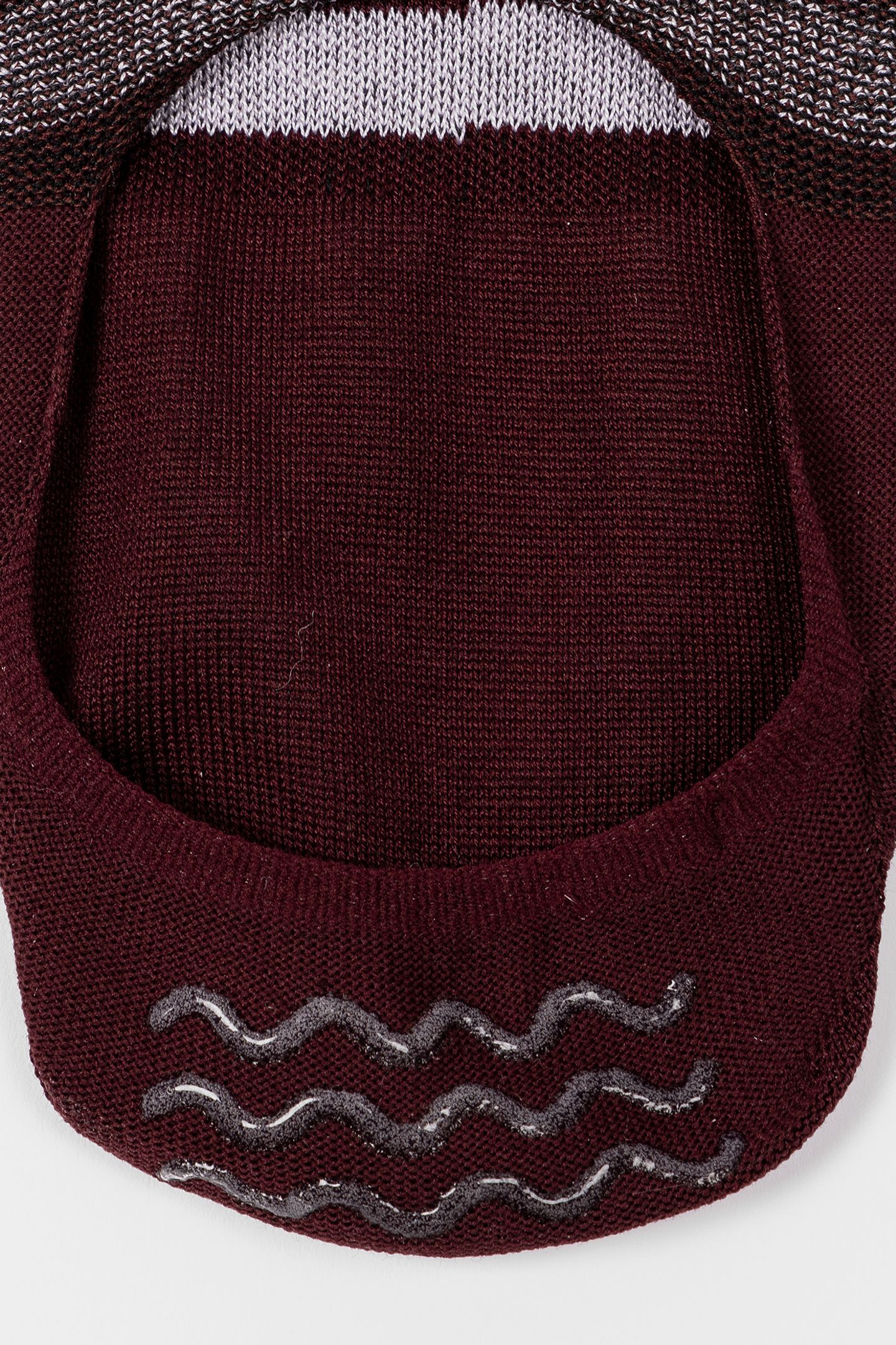 SOCK HARLAN NO SHOW BURGUNDY/ BORDE 6