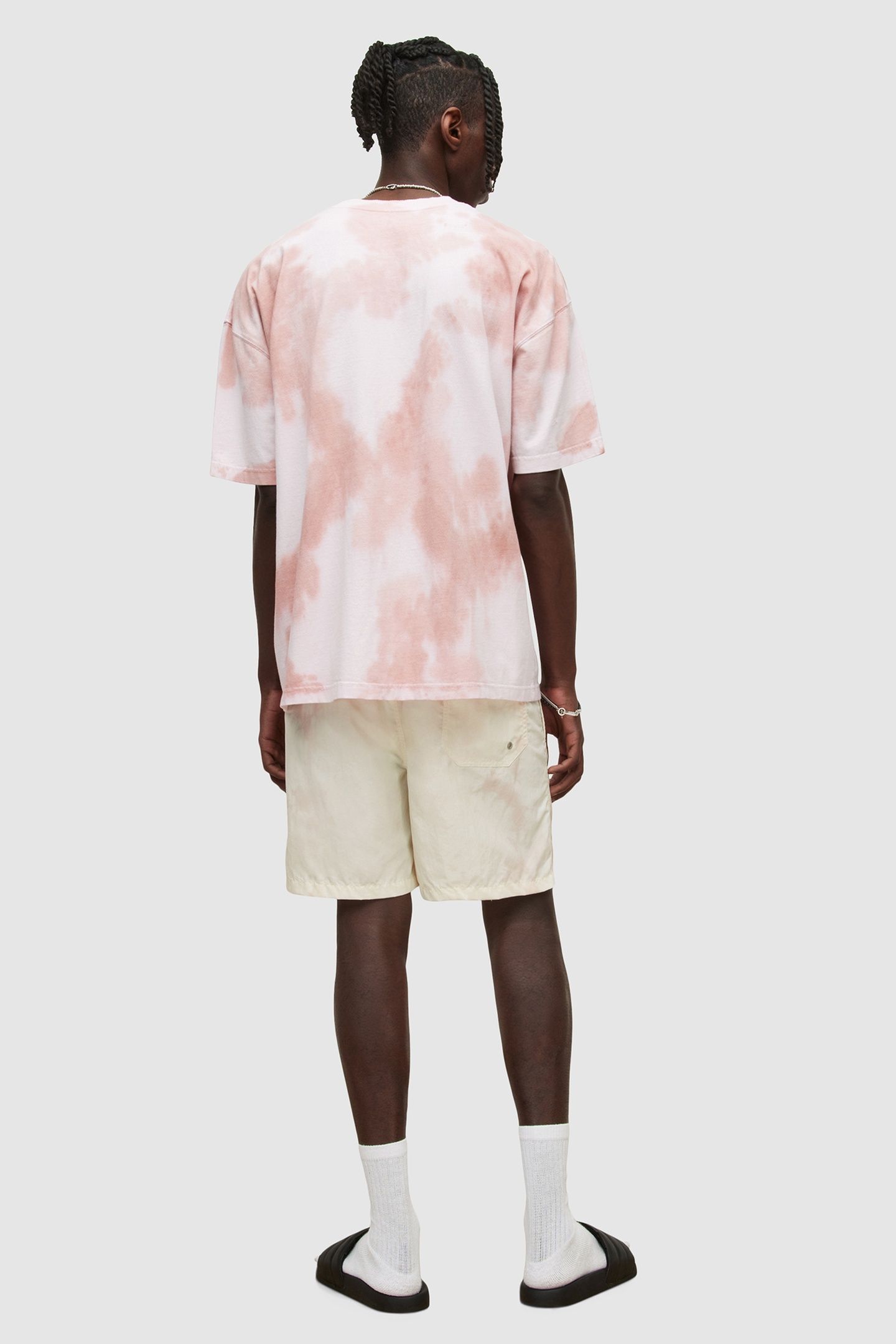 SHREDDER SWIMSHORT COASTAL WHITE/PINK 4