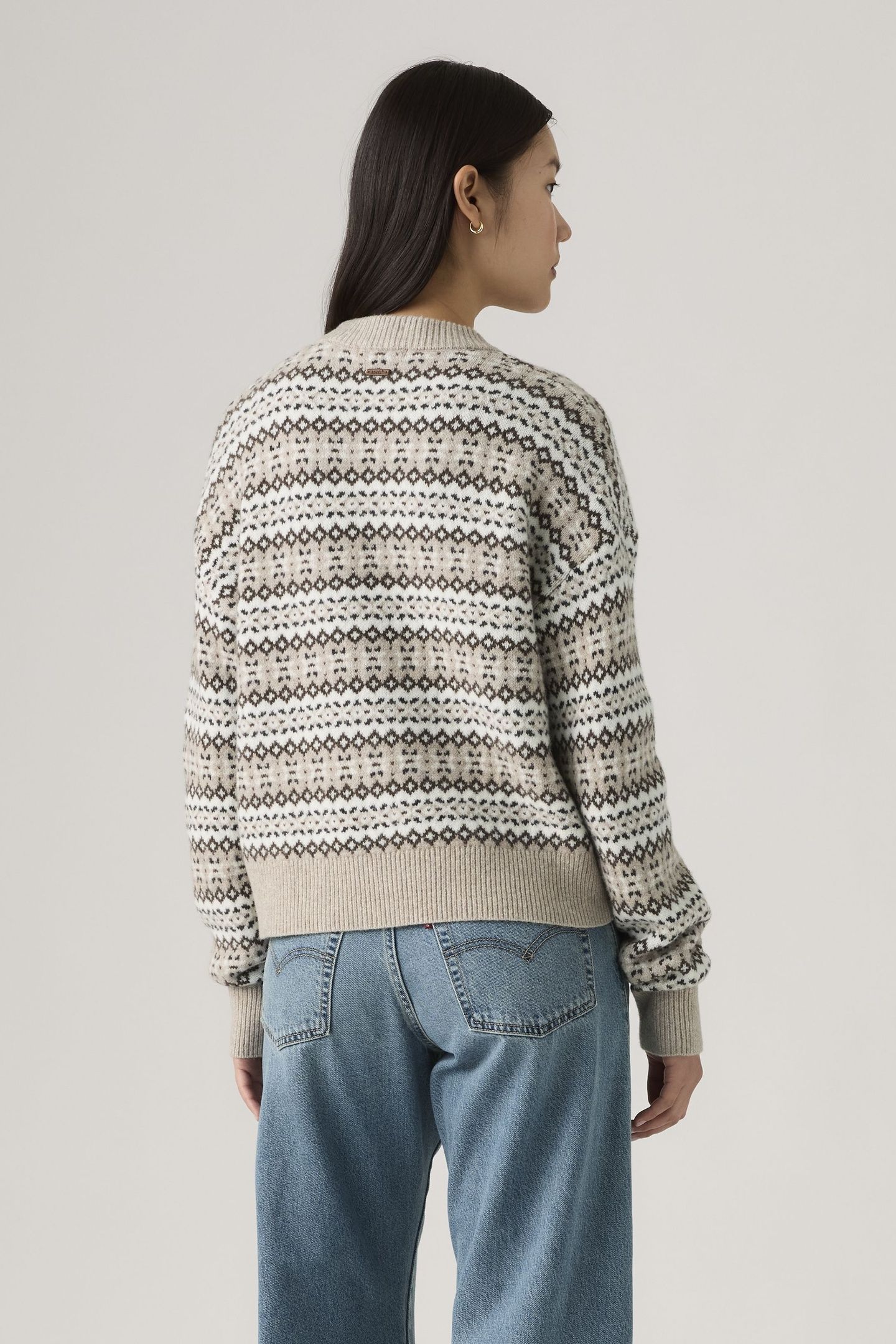 INES FAIRLISLE SWEATER NEUTRAL 3