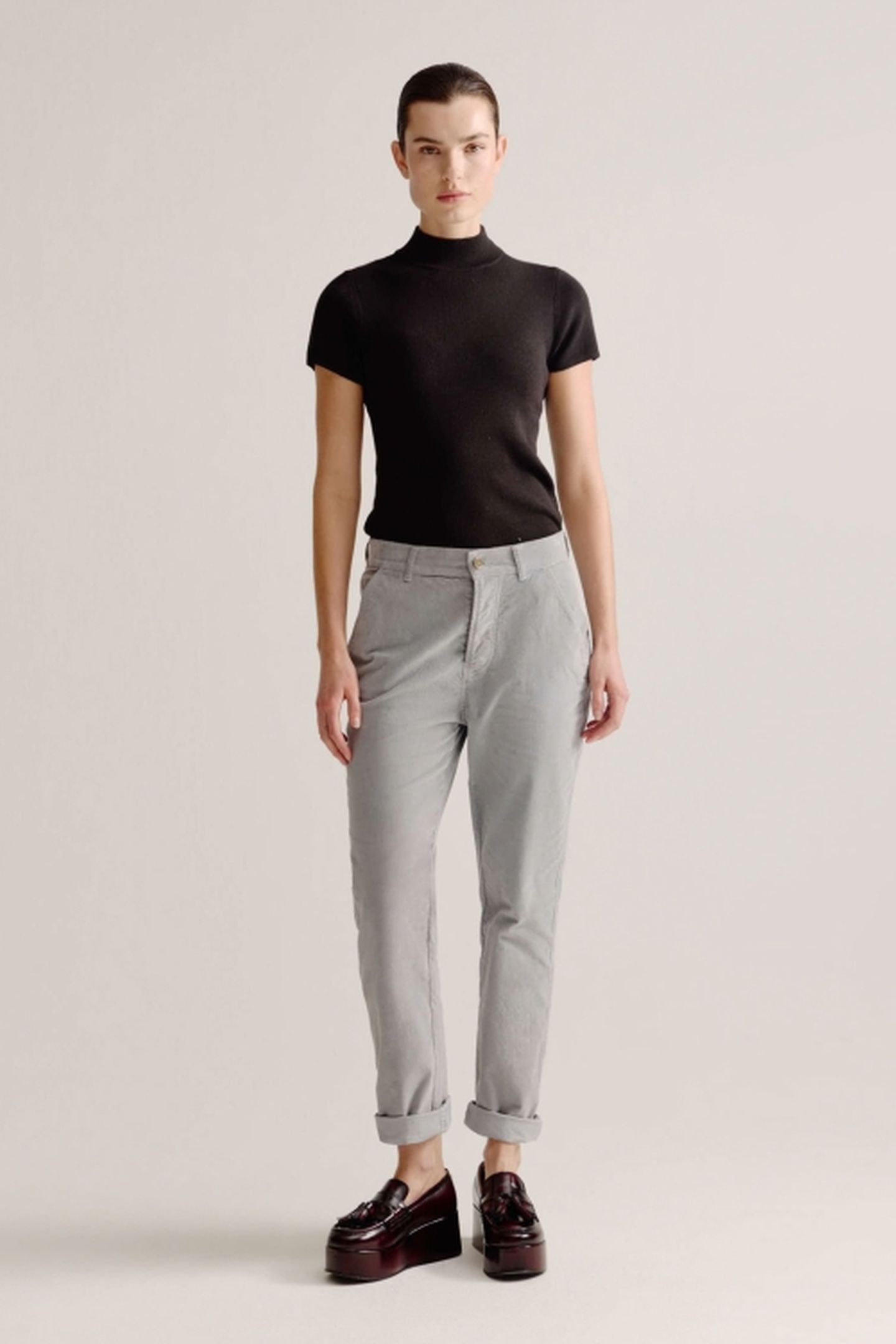 LEYLA PANTS STEEL GREY 1
