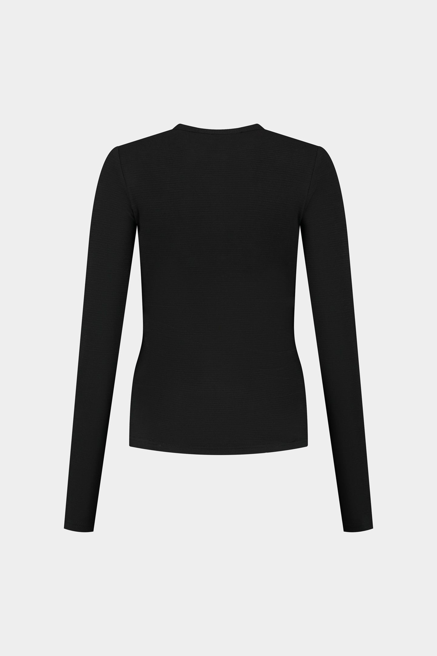 DENISE BUTTON LONG SLEEVE BLACK 3