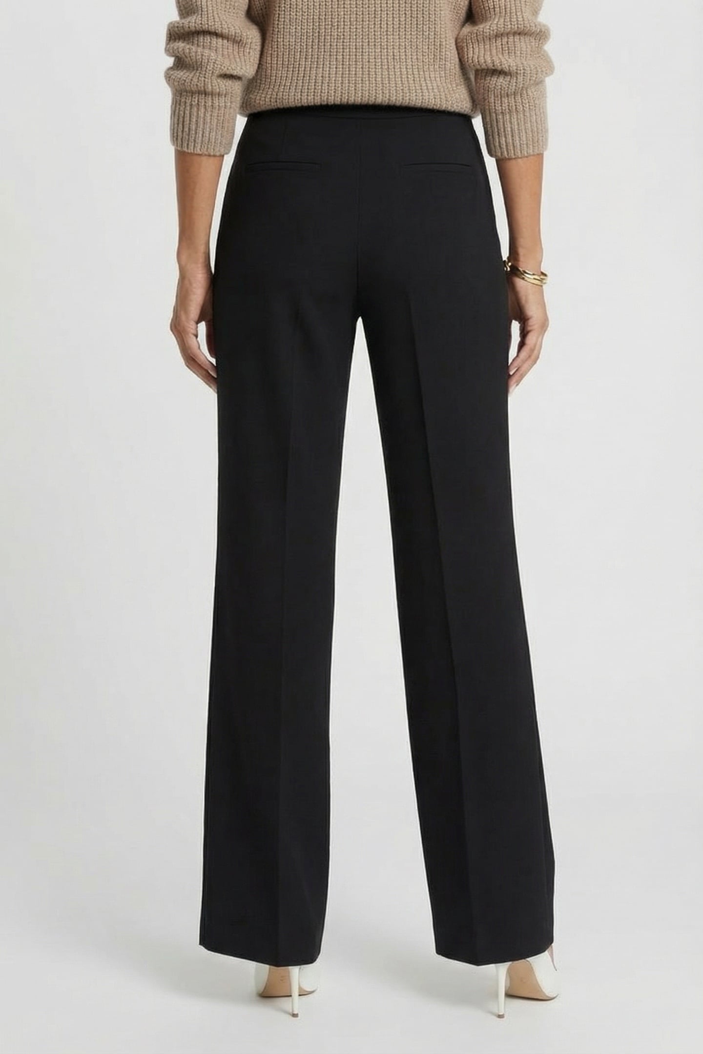 MARCIANO BY GUESS BECKY STRAIGHT PANT JET BLACK 2