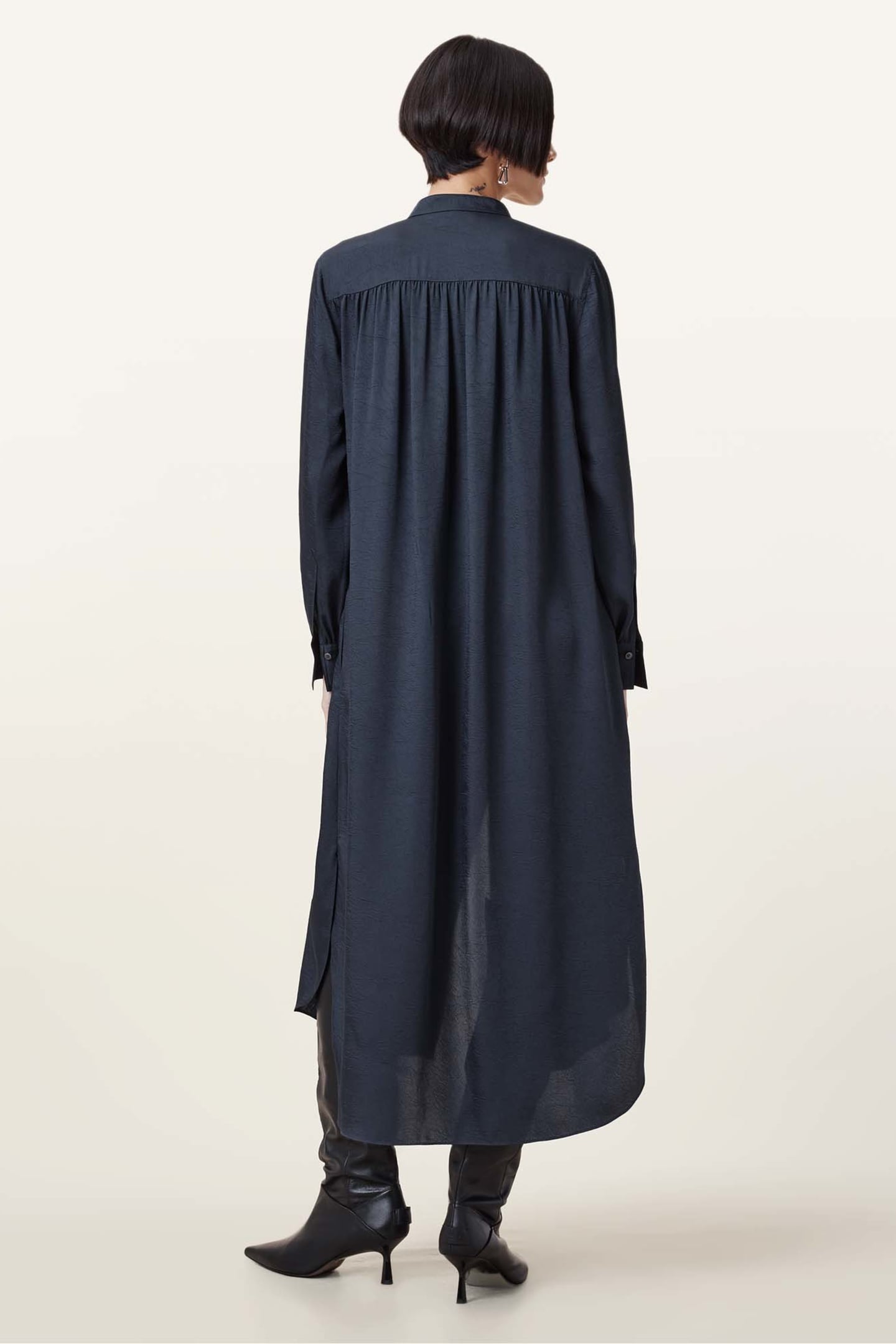 AGGIE SHIRT DRESS DENIM BLUE 2