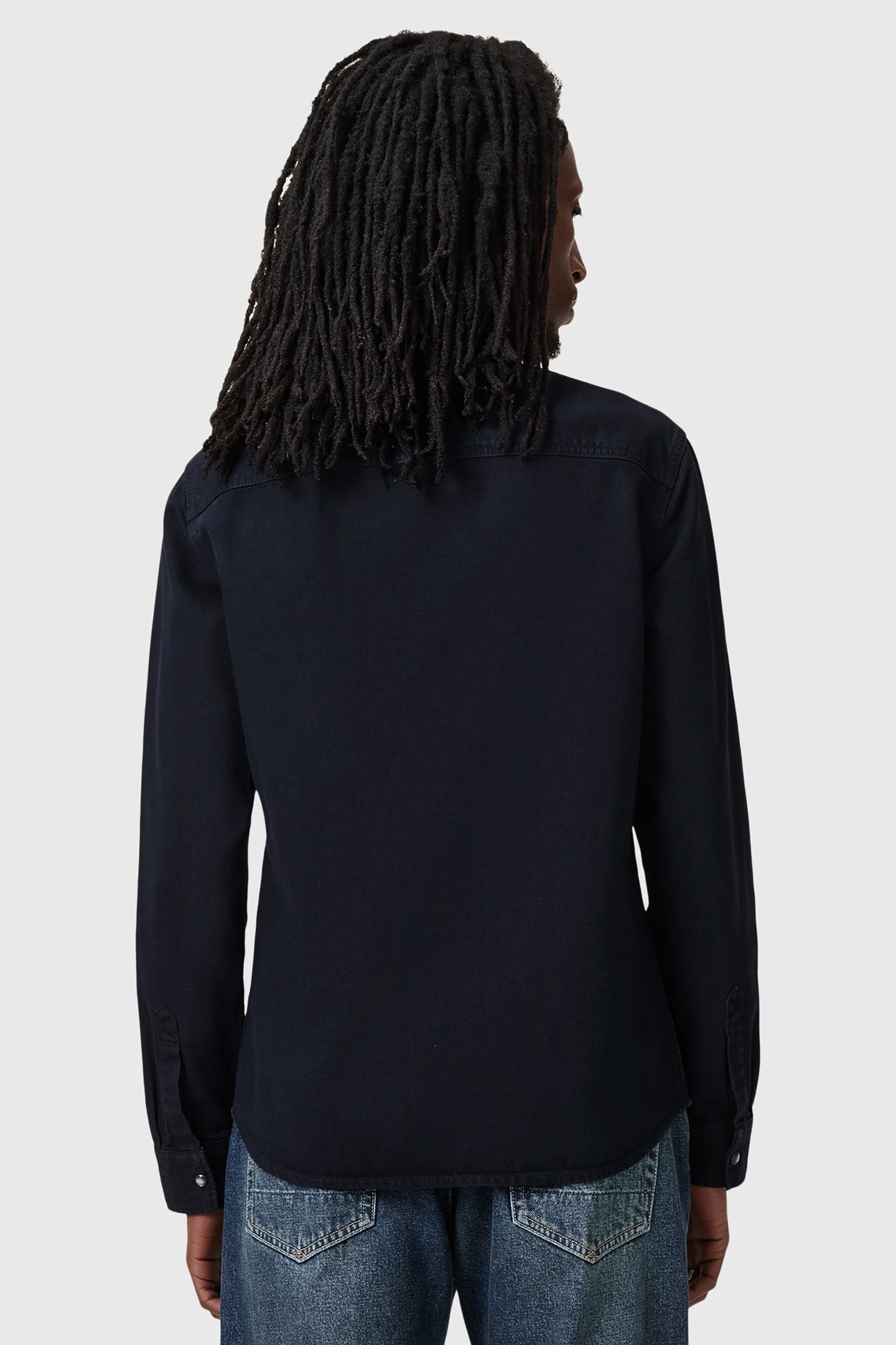 GLEASON LS SHIRT BLUE BLACK 4