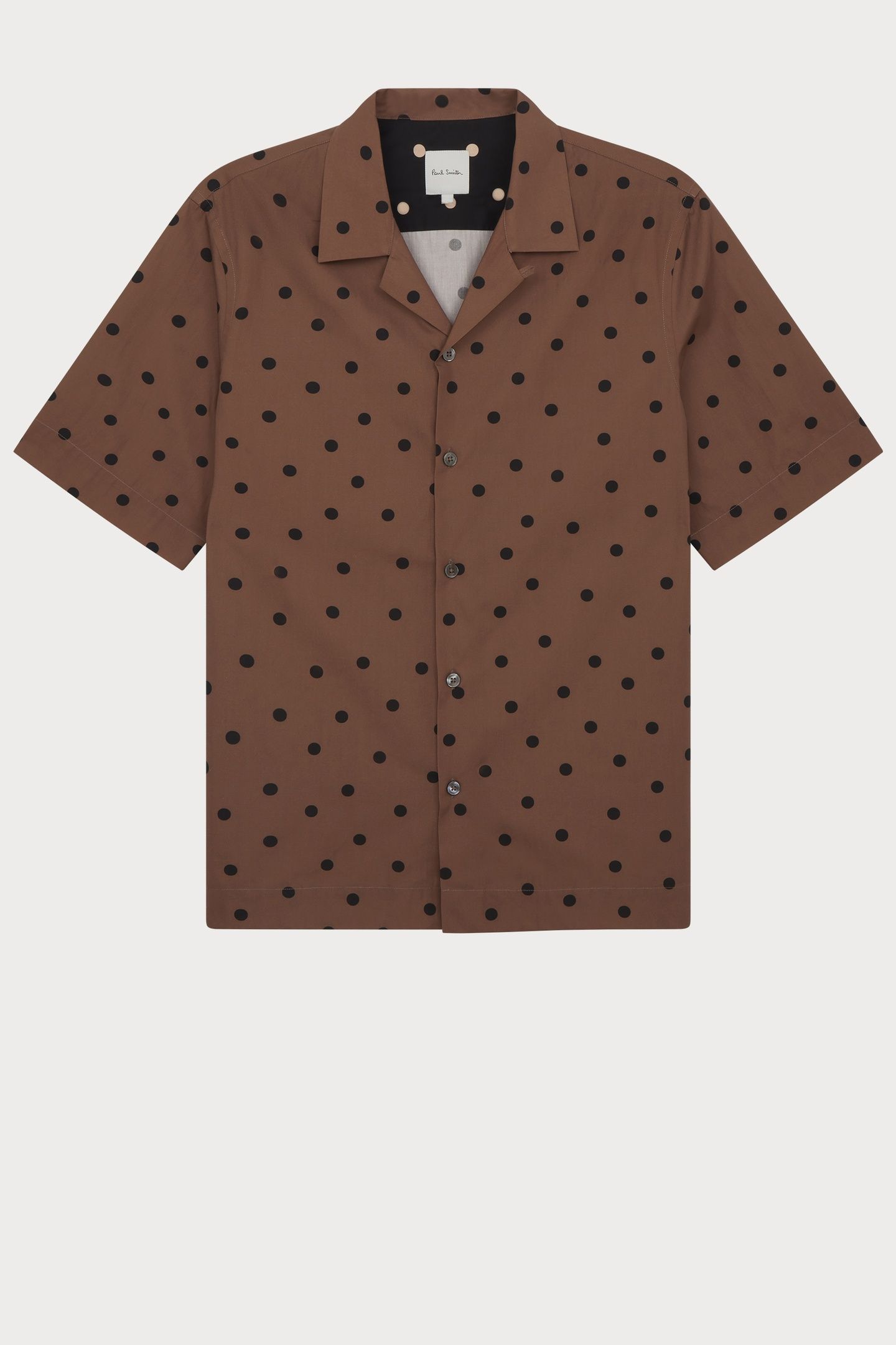 S/S REGULAR FIT SHIRT CHOCOLATE 6