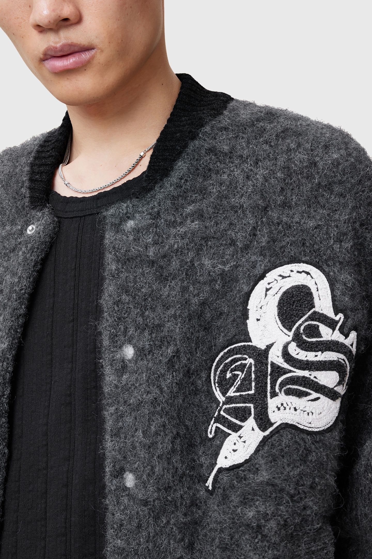 JACKSON CARDIGAN CHARCOAL GREY 8