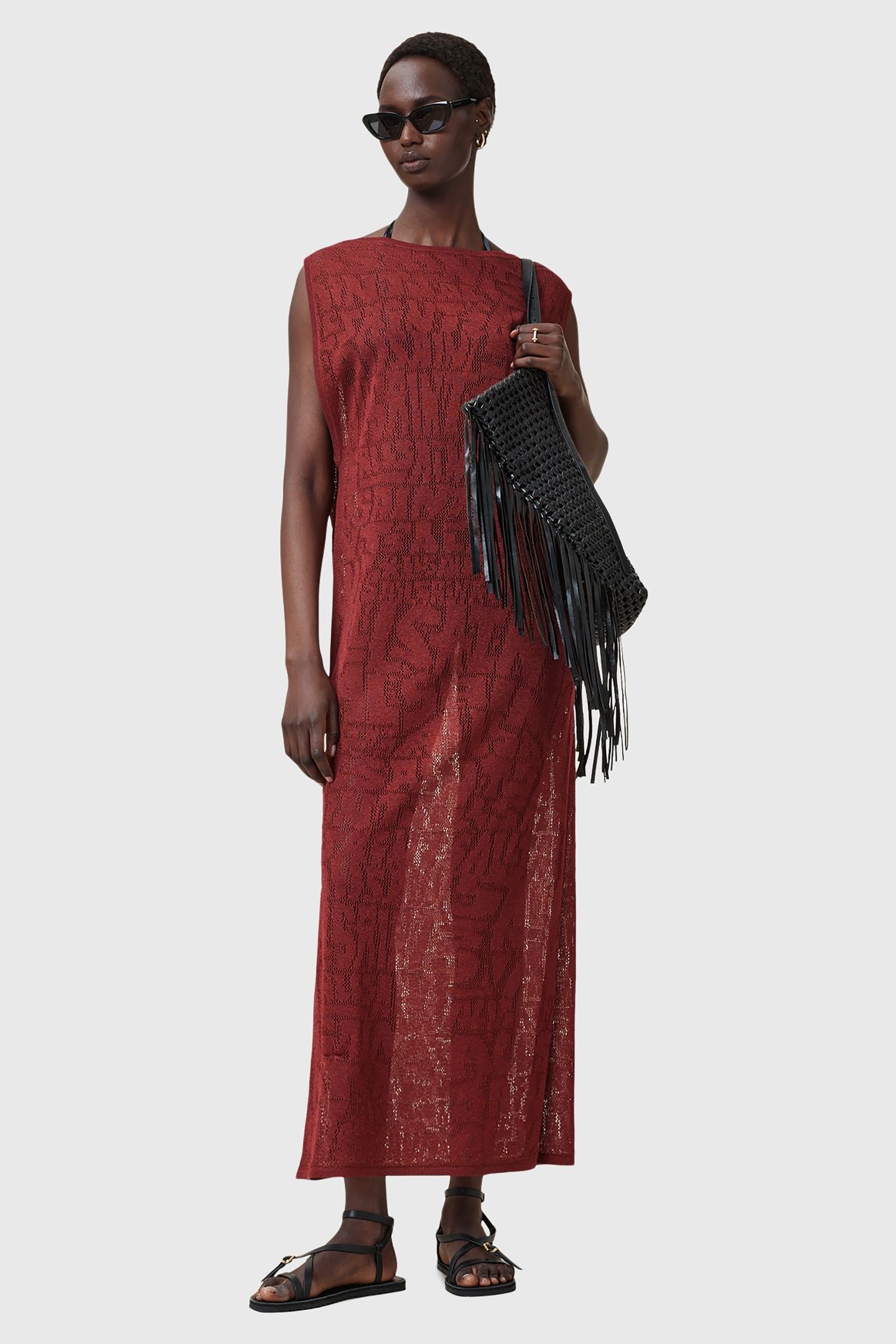 KAITO DRESS ROSEWOOD RED 5