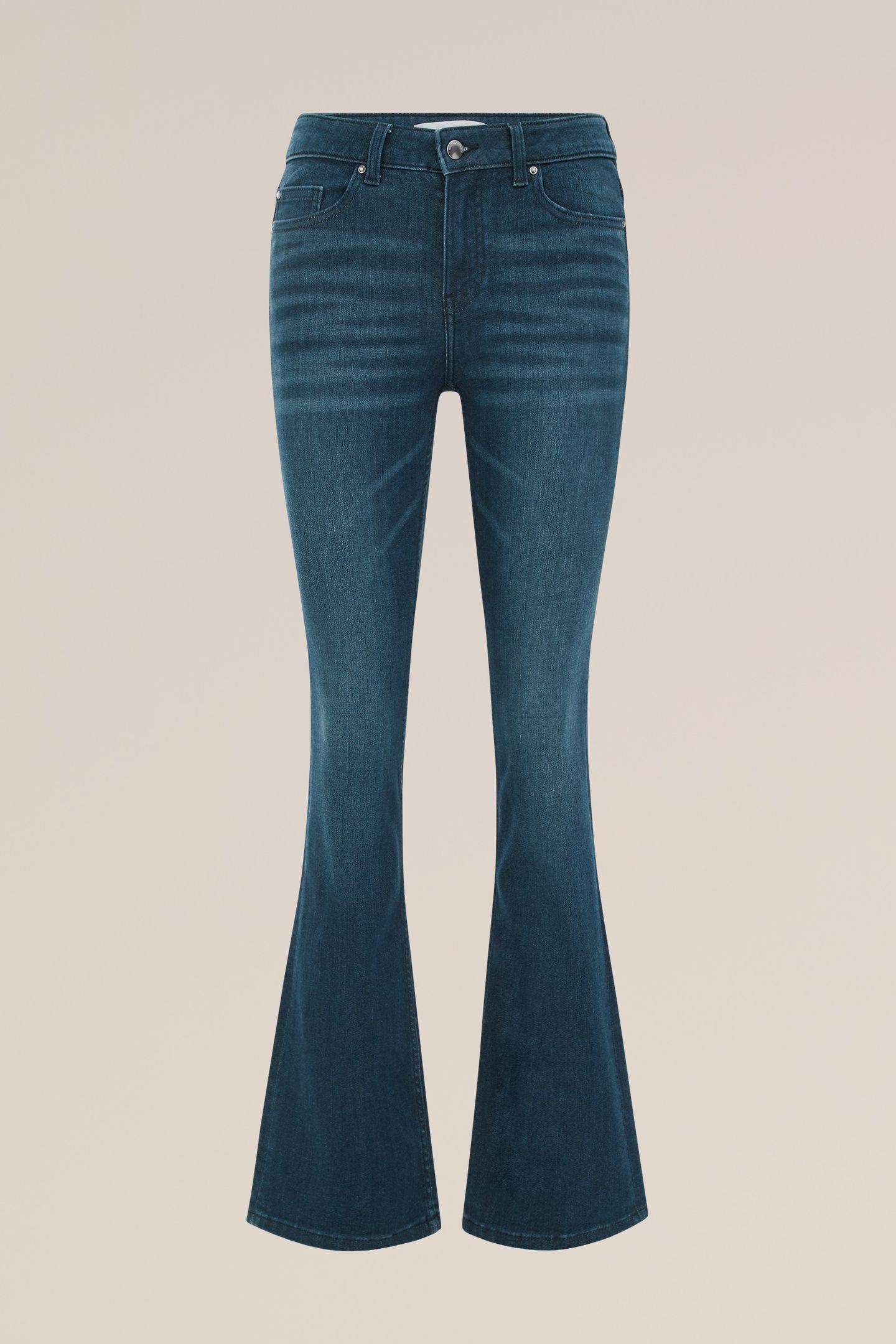 5-POCKET MID WAIST DARK BLUE 4