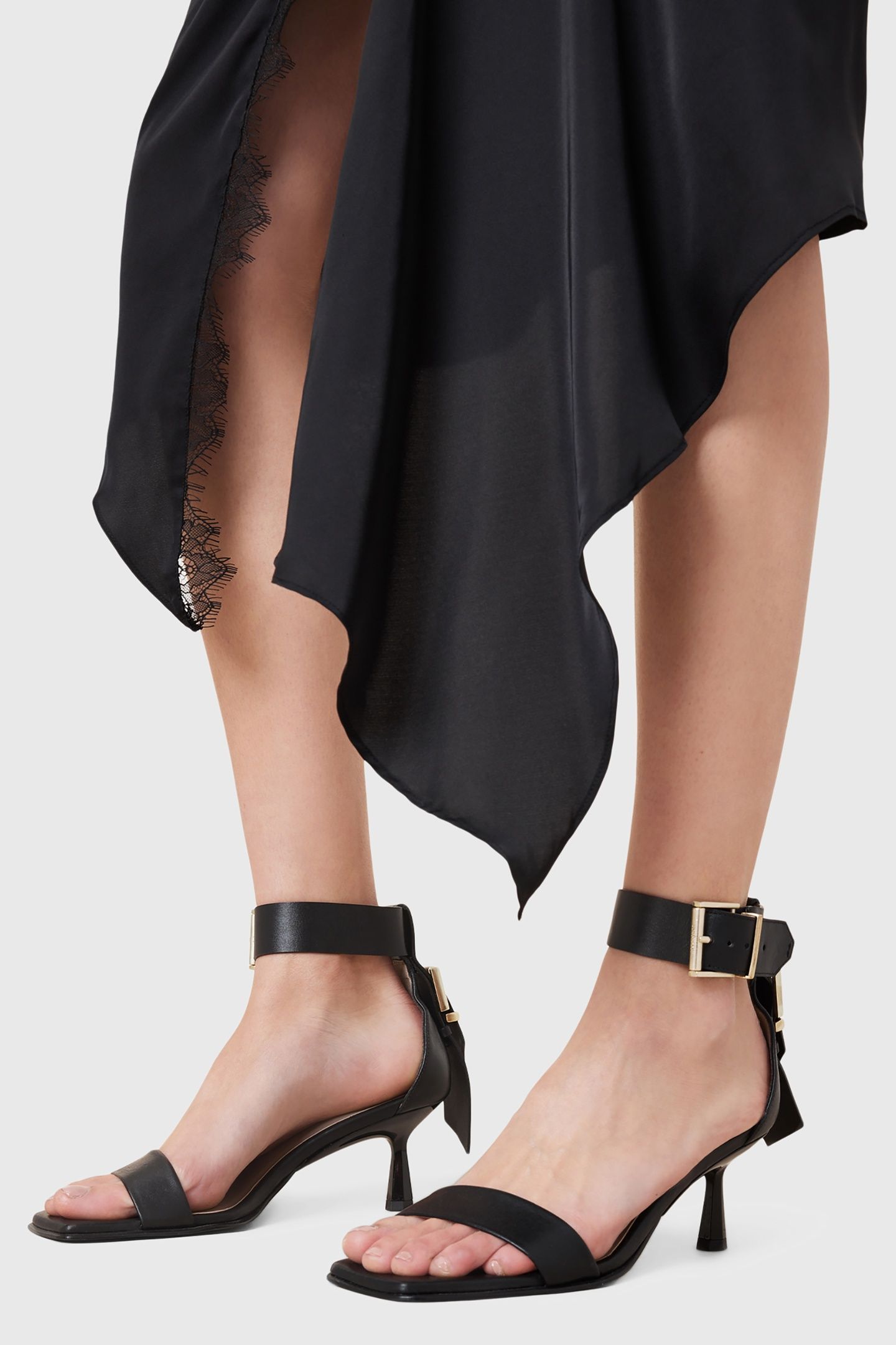 NOIR MID SANDAL BLACK 1