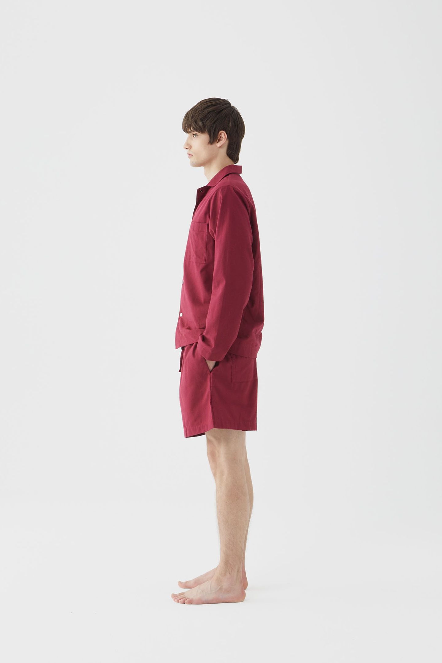 UNISEX FLANNEL, PYJAMAS SHORTS BEYOND RED 5