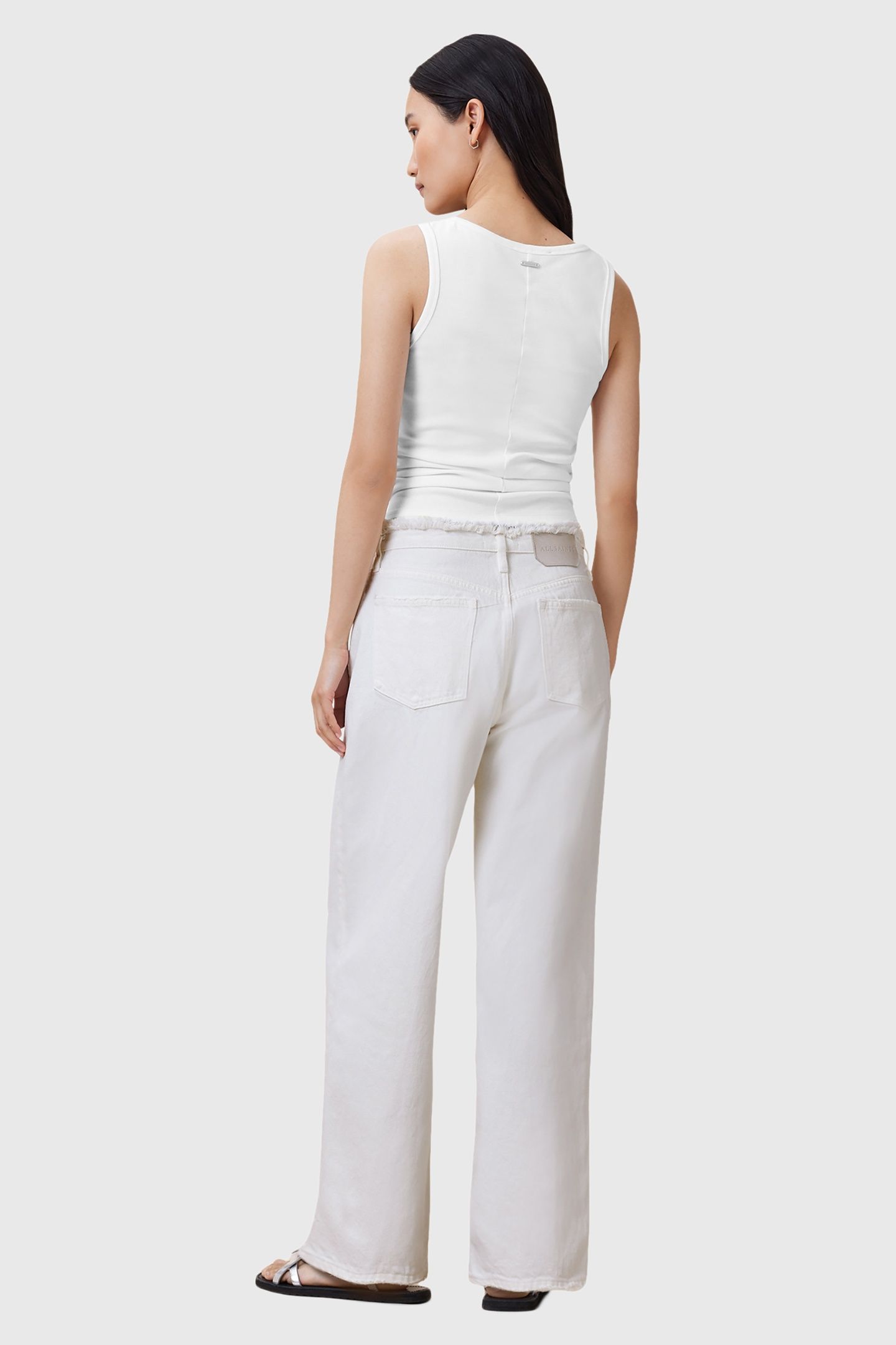 BLAKE FRAY JEAN CHALK WHITE 4