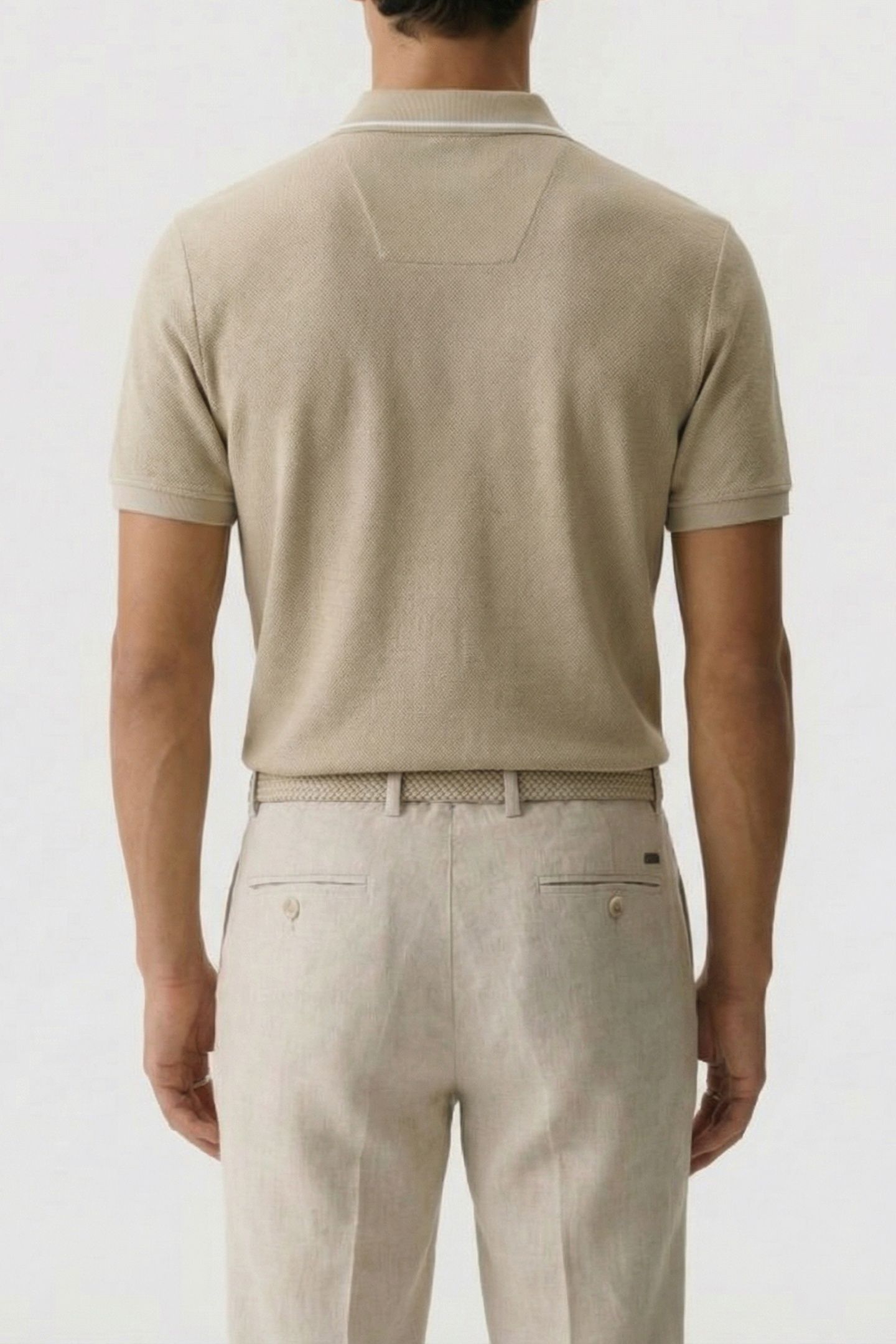 MARCIANO BY GUESS SS POLO OPEN PLACKET HAZEL WOOD 3