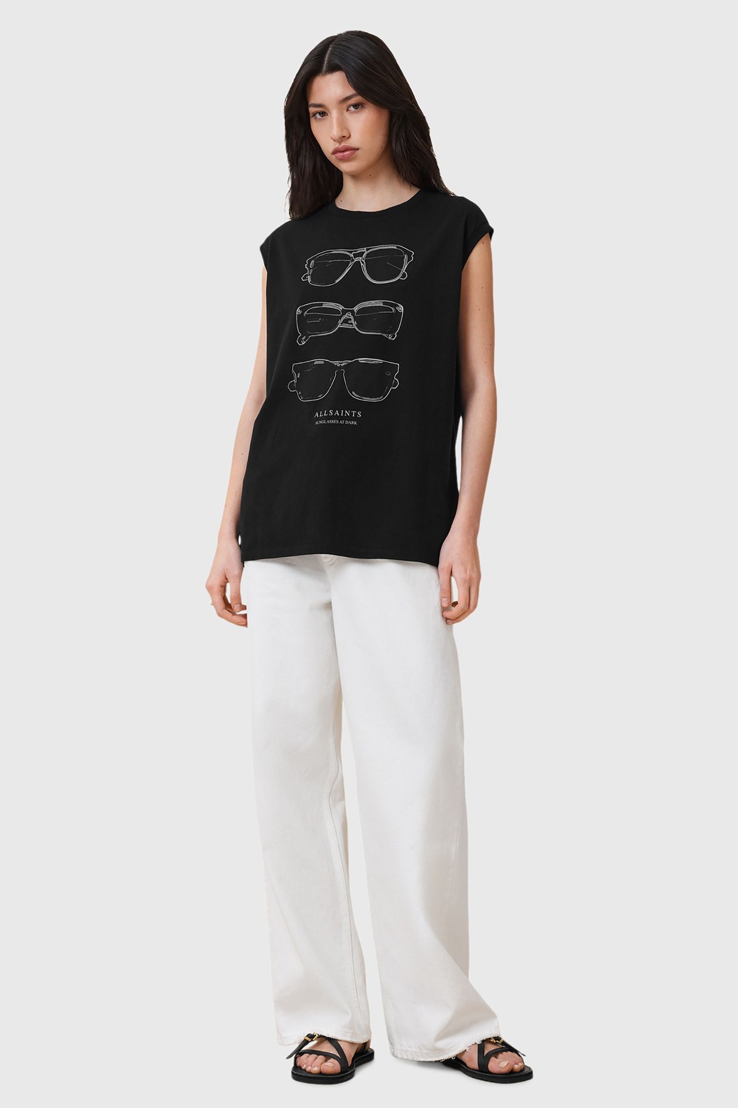 SUNNIES BROOKE TANK BLACK 3