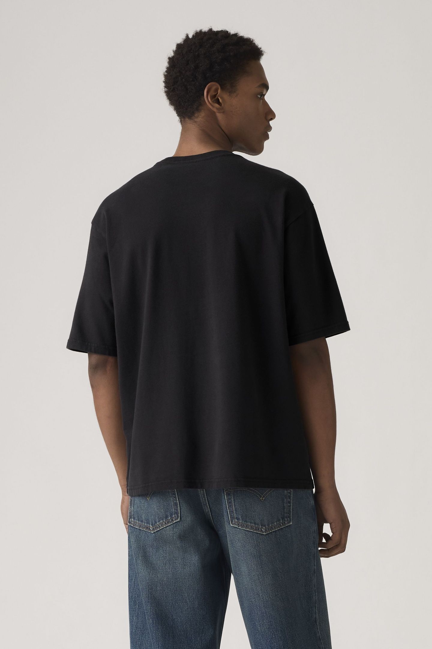 HALF SLEEVE TEE JET BLACK 3
