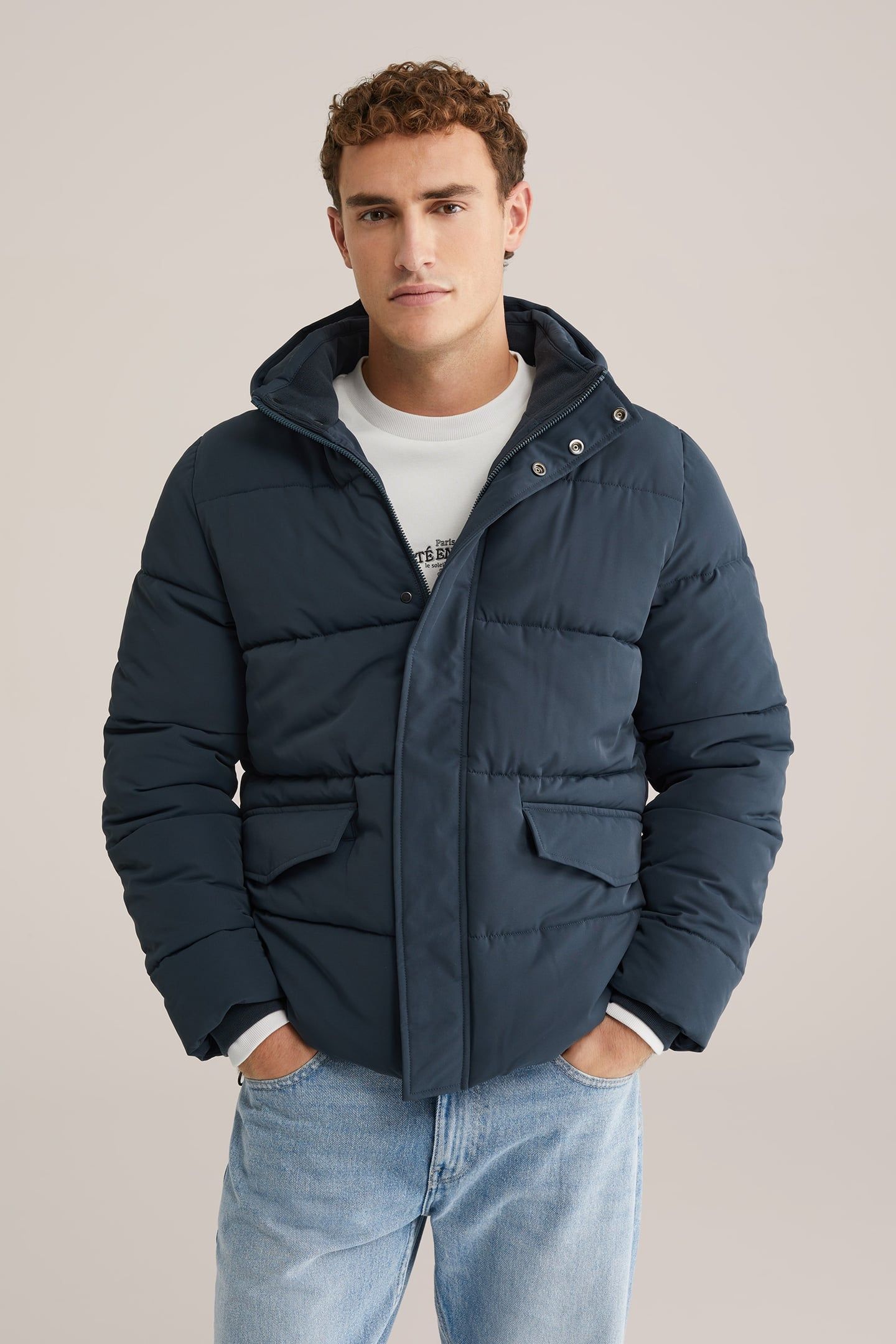 JACKET NORMAL LENGTH DARK BLUE 1