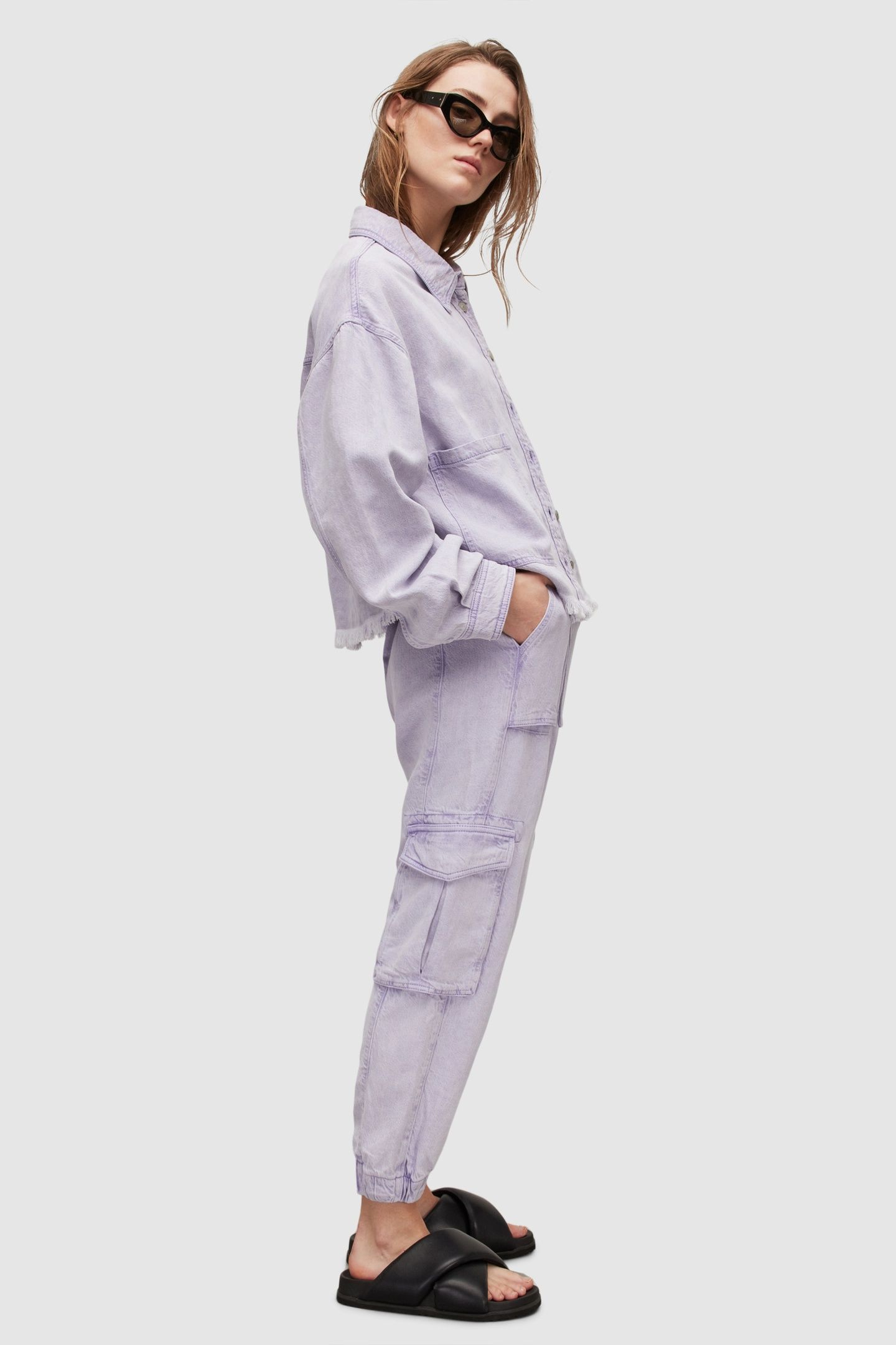 NICOLA DENIM SHACKET WASHED PURPLE 2