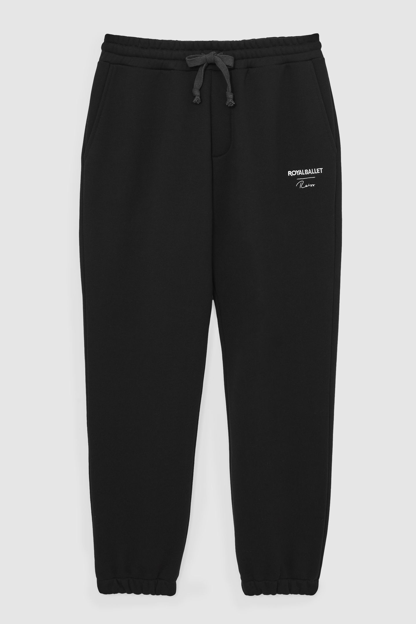 HEAVYWEIGHT EMBROIDERED JOGGER WASHED BLACK 3