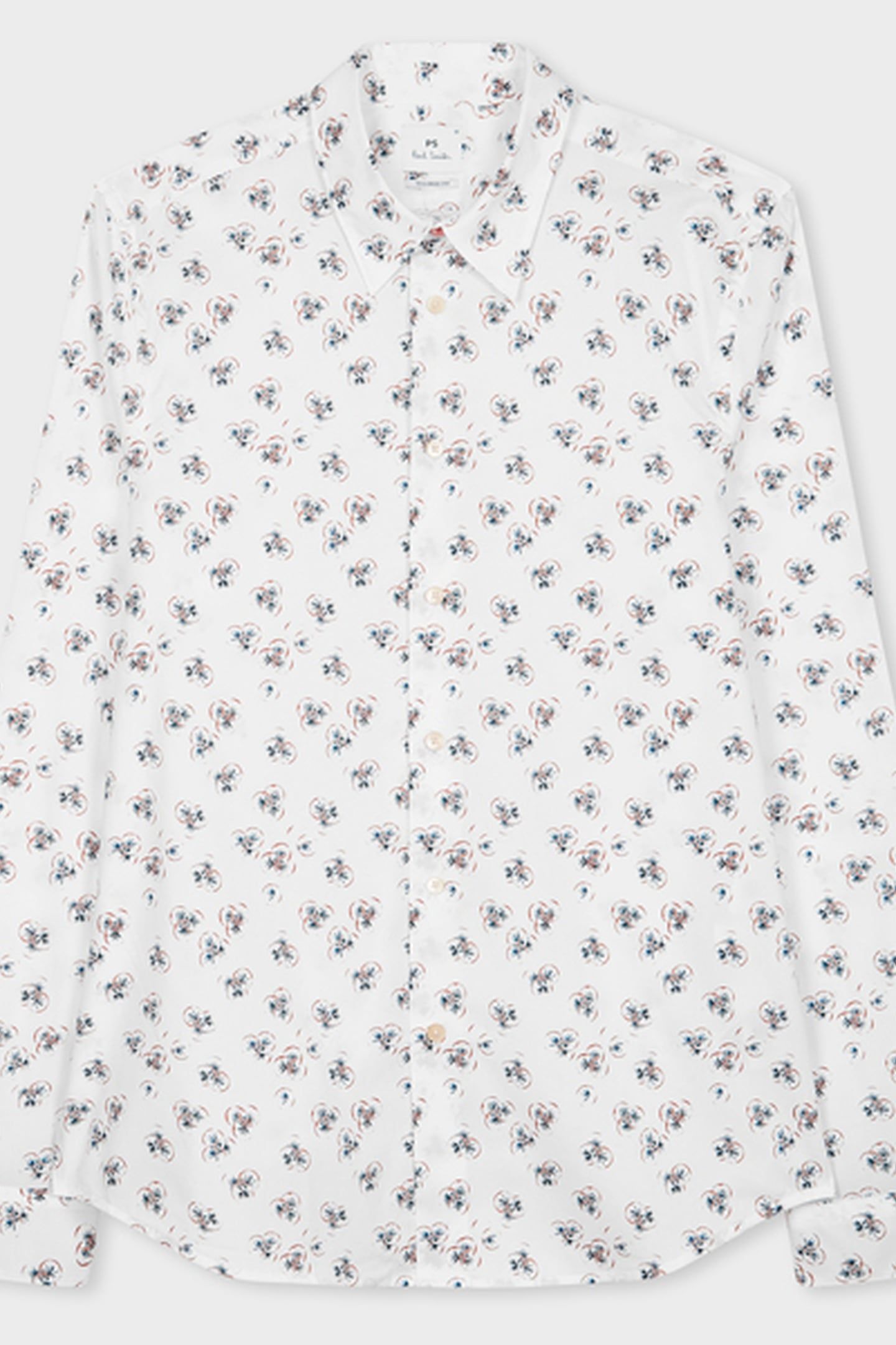 LS TAILORED FIT SHIRT WHITE 2