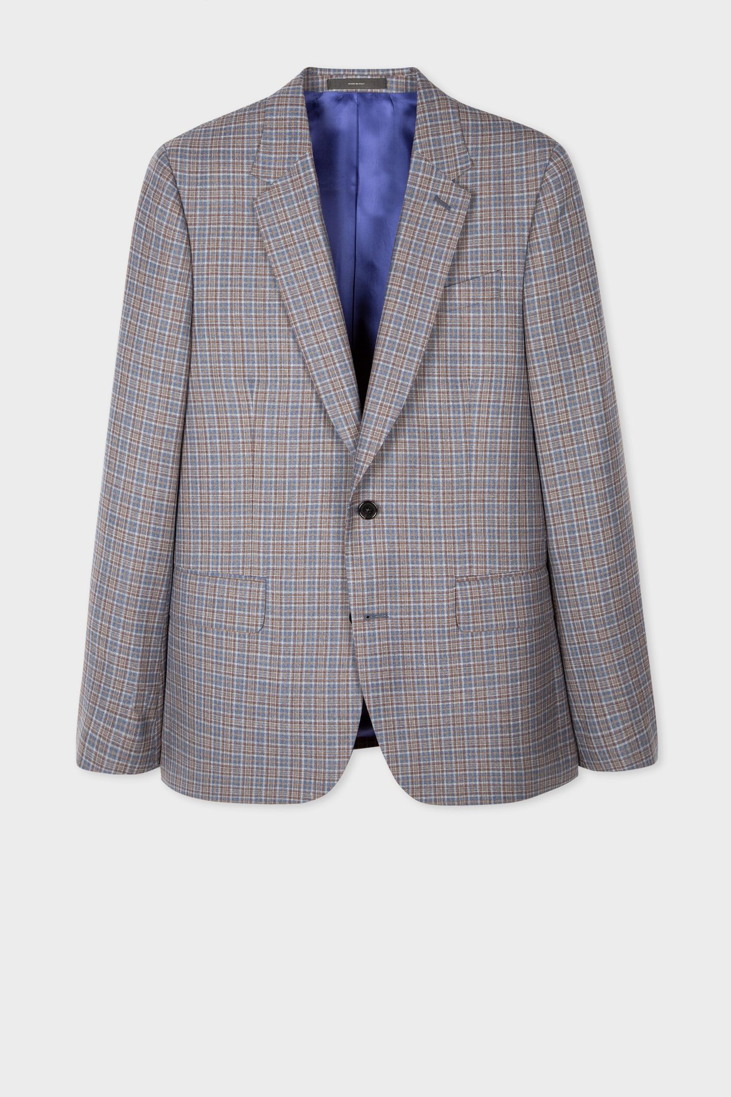 GENTS TAILORED FIT 2BTN JACKET COBALT BLUE 2