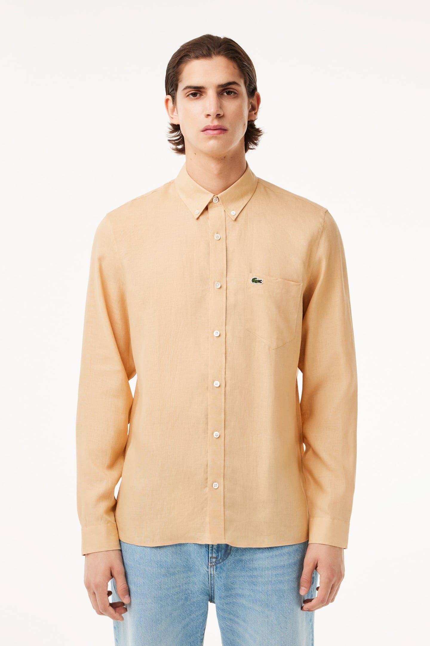 LONG SLEEVE WOVEN SHIRT CROISSANT 1