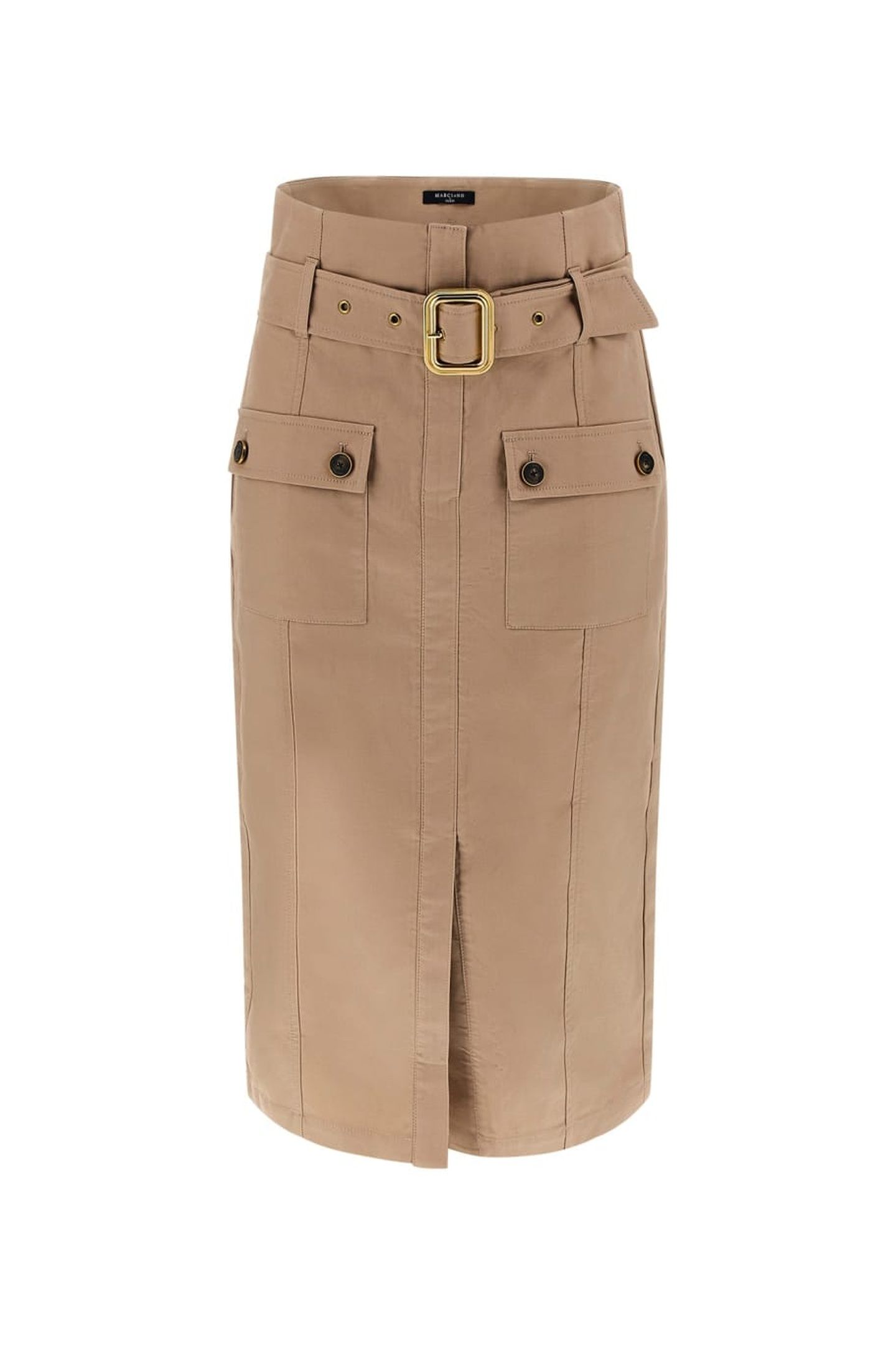 MARCIANO BY GUESS CINDY MIDI SKIRT NATURAL ALMOND 5