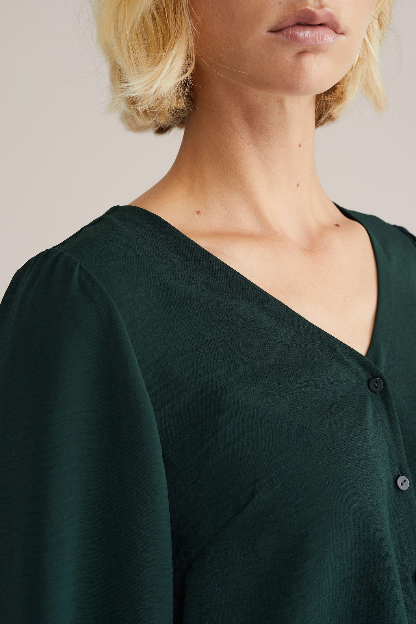 BLOUSE DARK GREEN 5