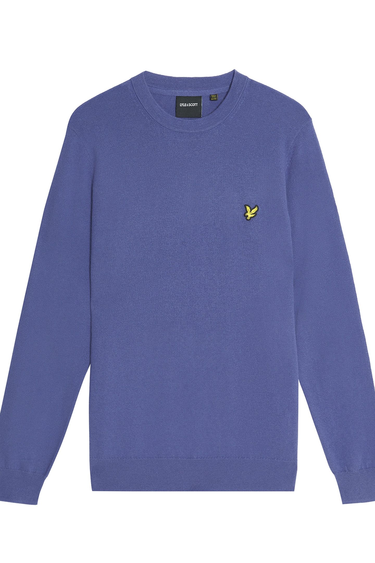 COTTON MERINO CREW NECK JUMPER TWILIGHT 4