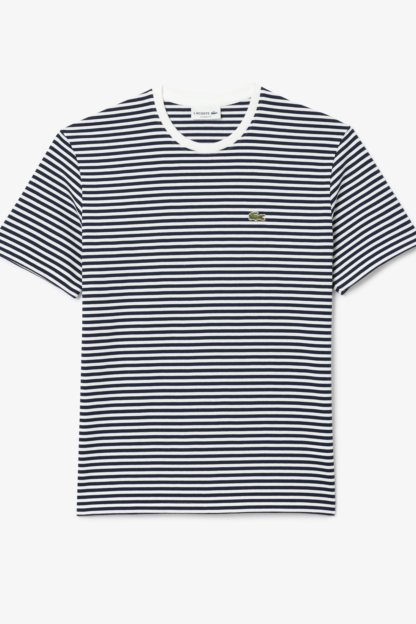 TEE-SHIRT WHITE/NAVY BLUE 7