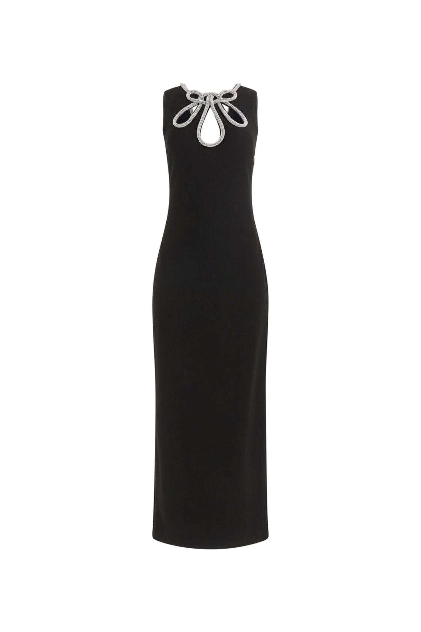 MARCIANO BY GUESS SERAFINA DRESS JET BLACK MULTI 6