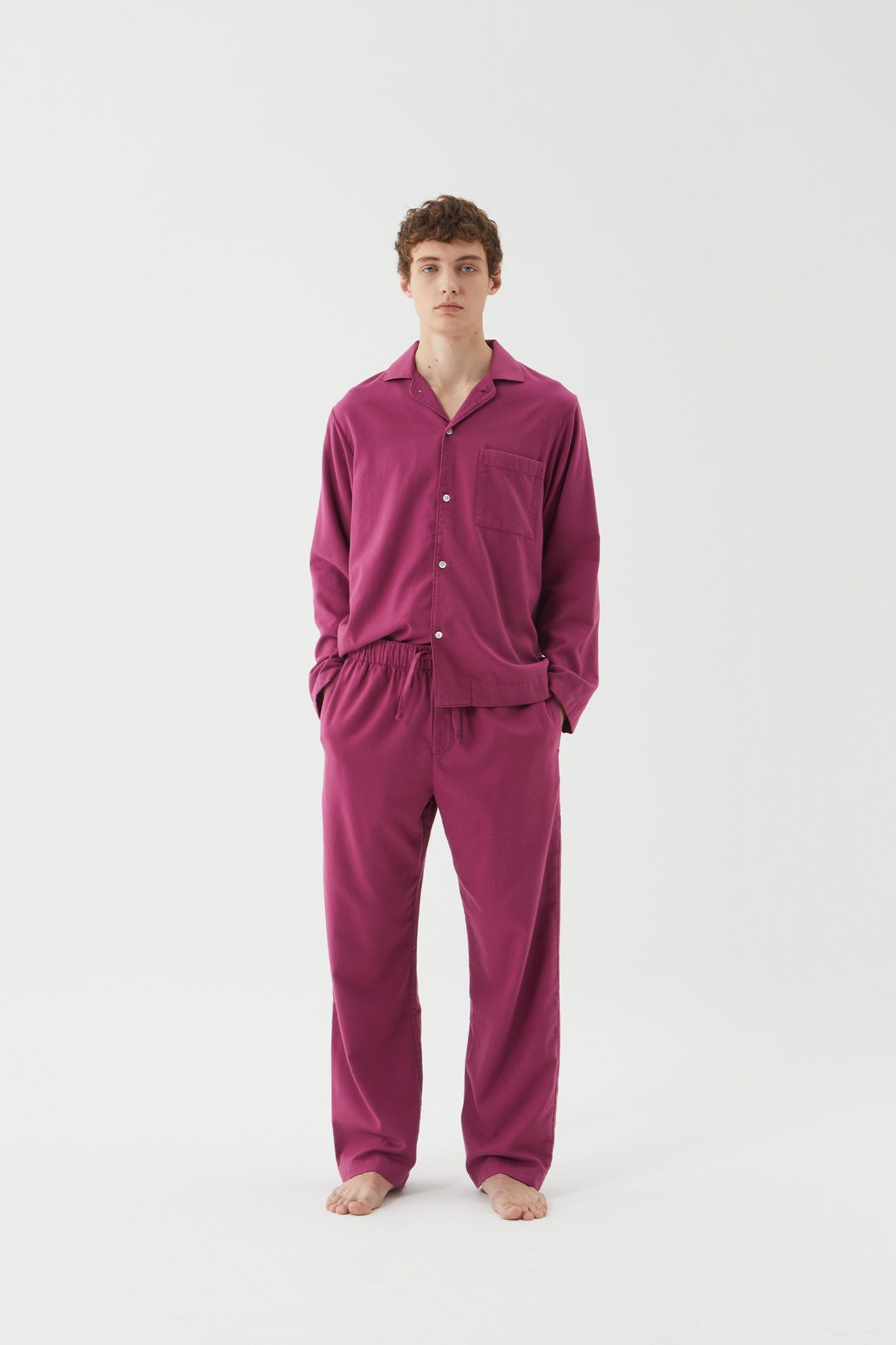 UNISEX FLANNEL, PYJAMAS PANTS GRAPE 2