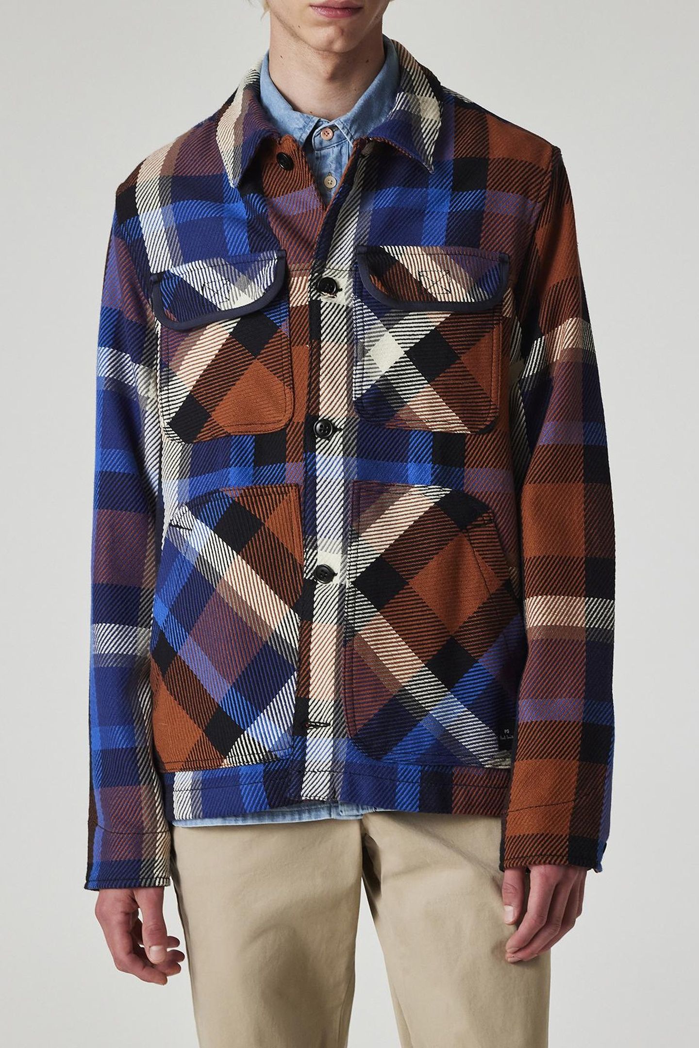 LS CASUAL FIT SHIRT JKT INKY BLUE 1