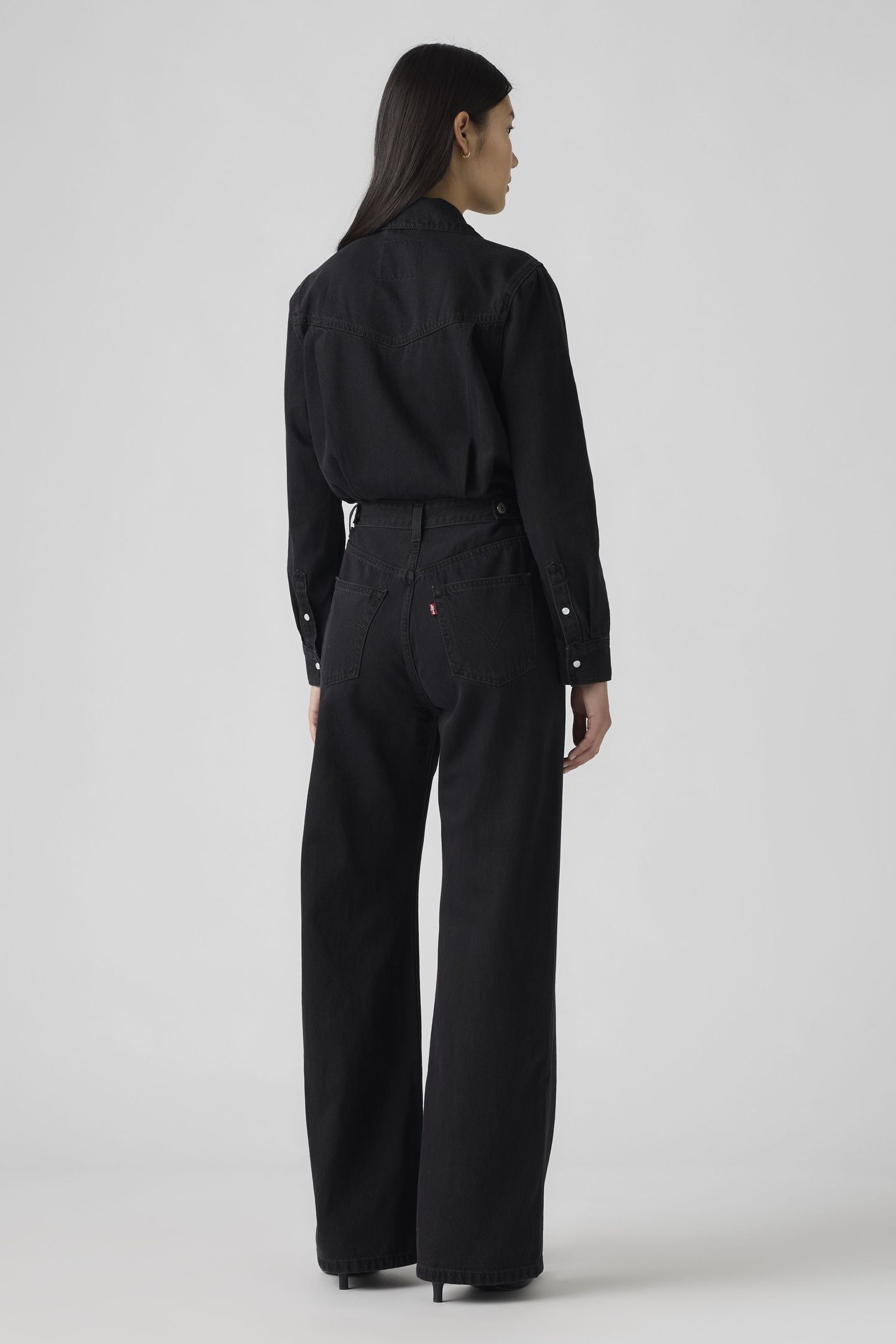RINOA WIDE LEG LIGHTWEIGHT JUMPSUIT BLACK 3
