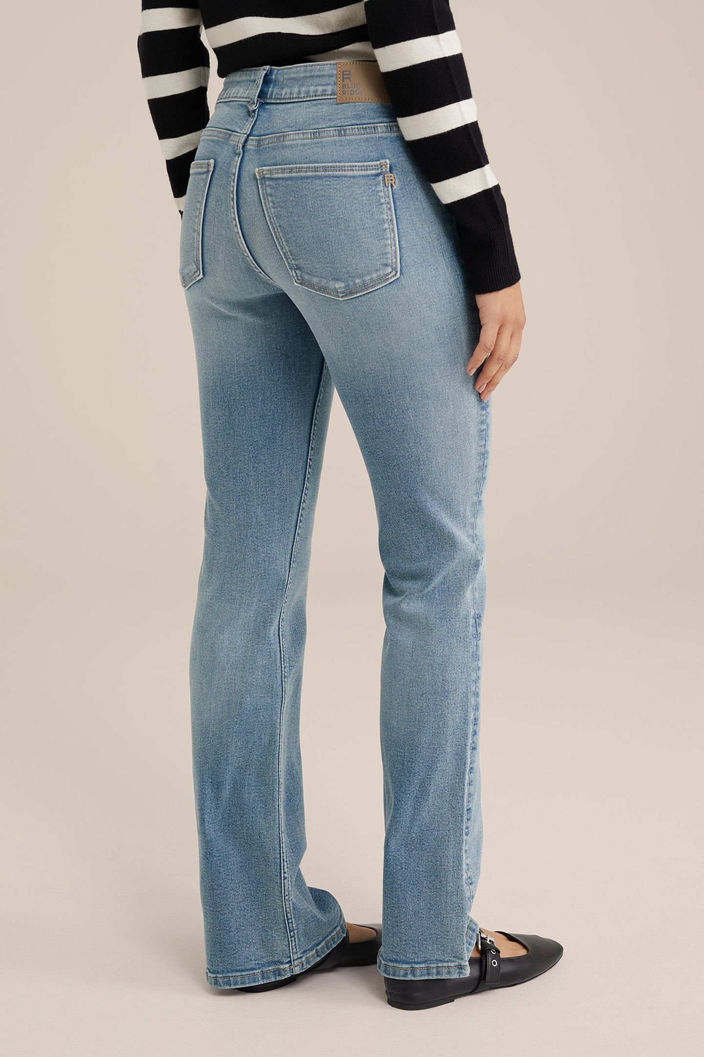 5-POCKET MID WAIST BLUE 2