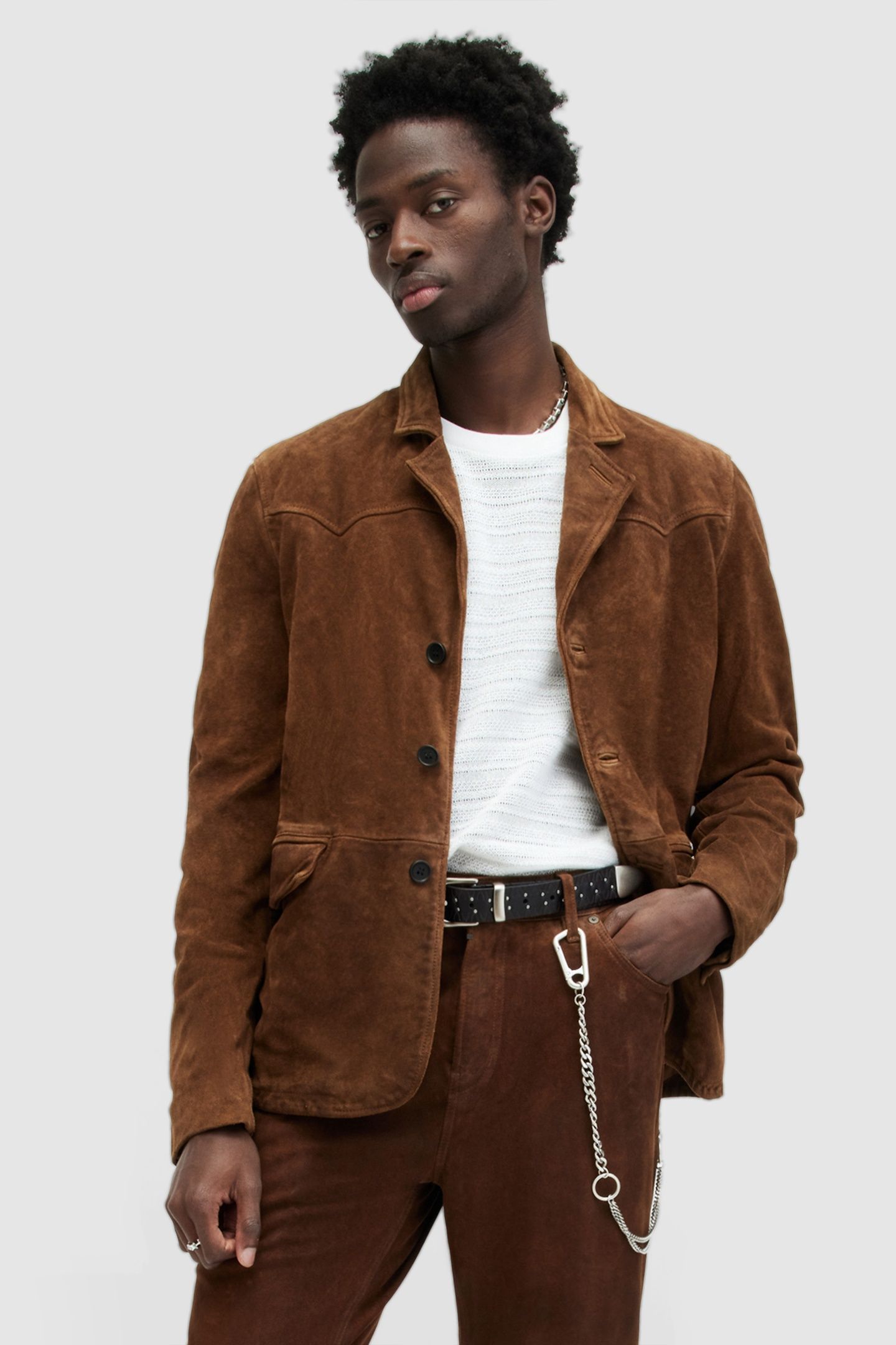 HORNETT BLAZER TAN BROWN 1