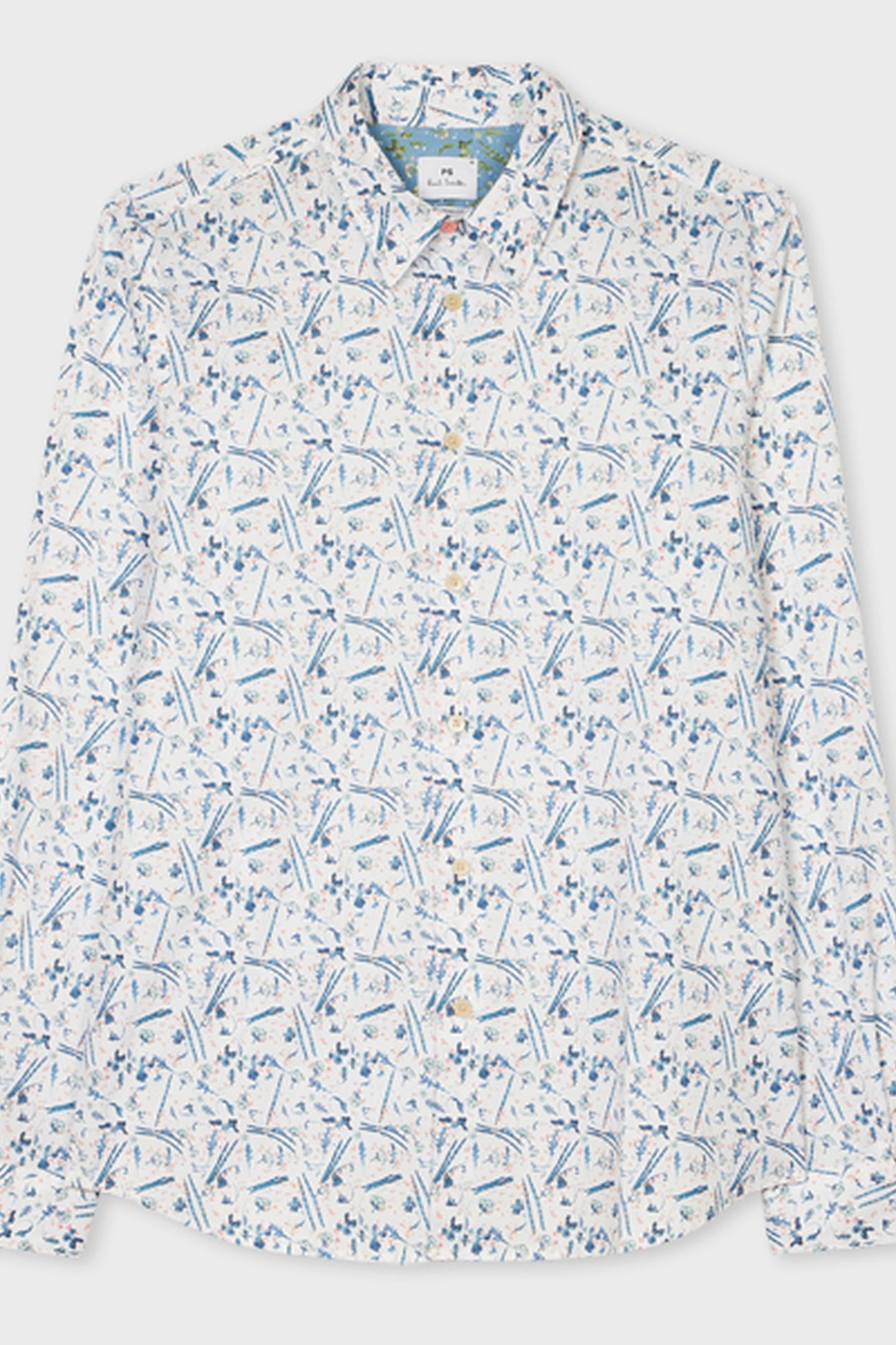 LS TAILORED FIT SHIRT WHITE 5