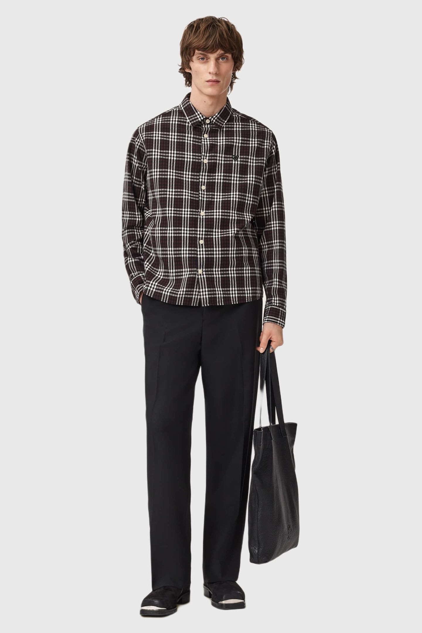 SANTIAGO LS SHIRT BROWN 6