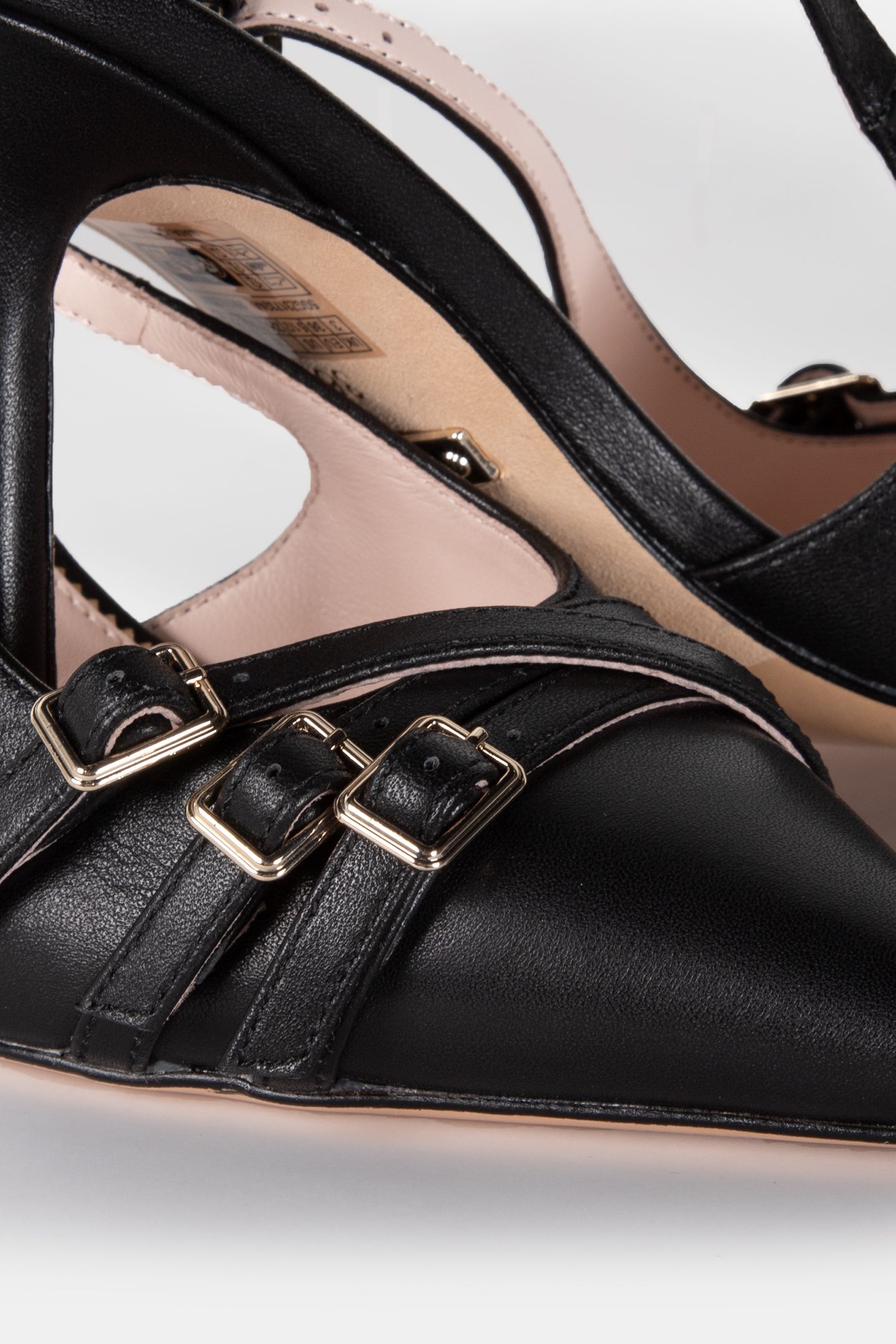 MARCIANO BY GUESS SLING BACK BUCKLE JET BLACK 4