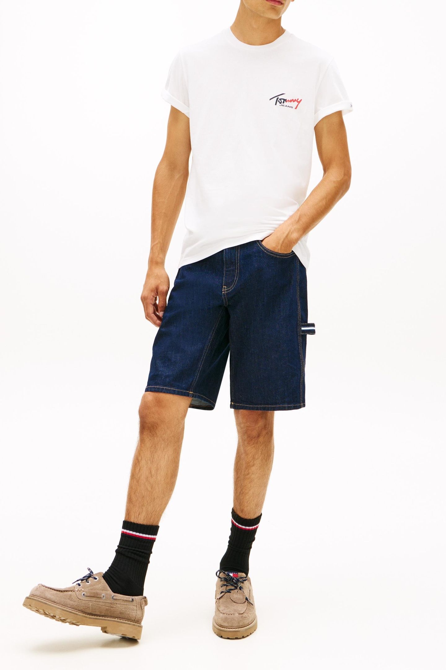 SLIM SIGN CHEST T-SHIRT ECRU 1