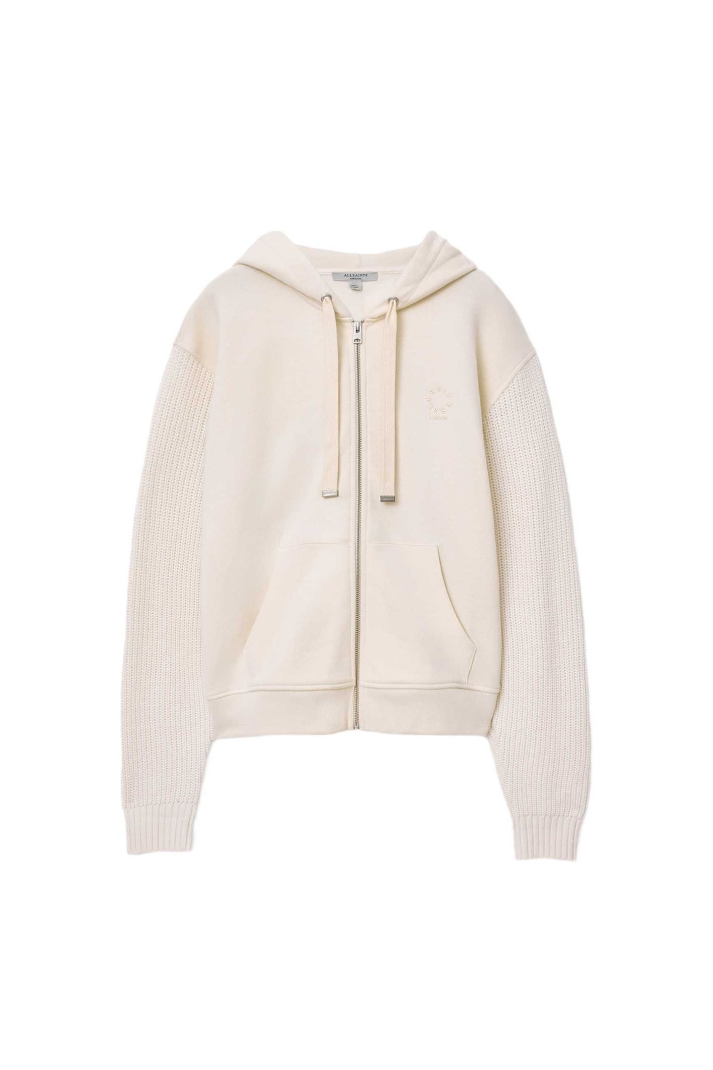AMPHIE KNIT HOODY TOFU WHITE 4