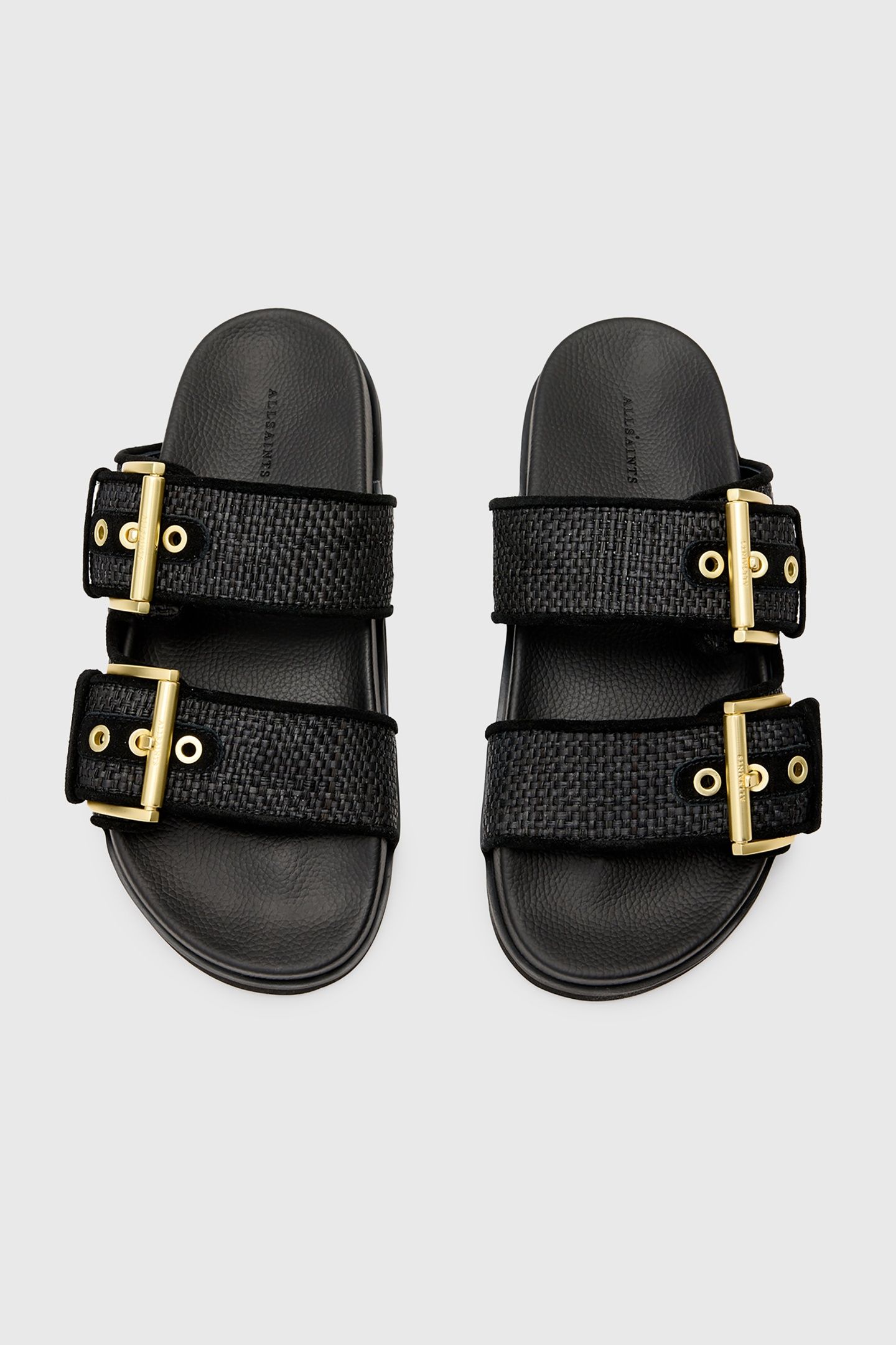 SIAN RAFFIA SANDAL BLACK 2