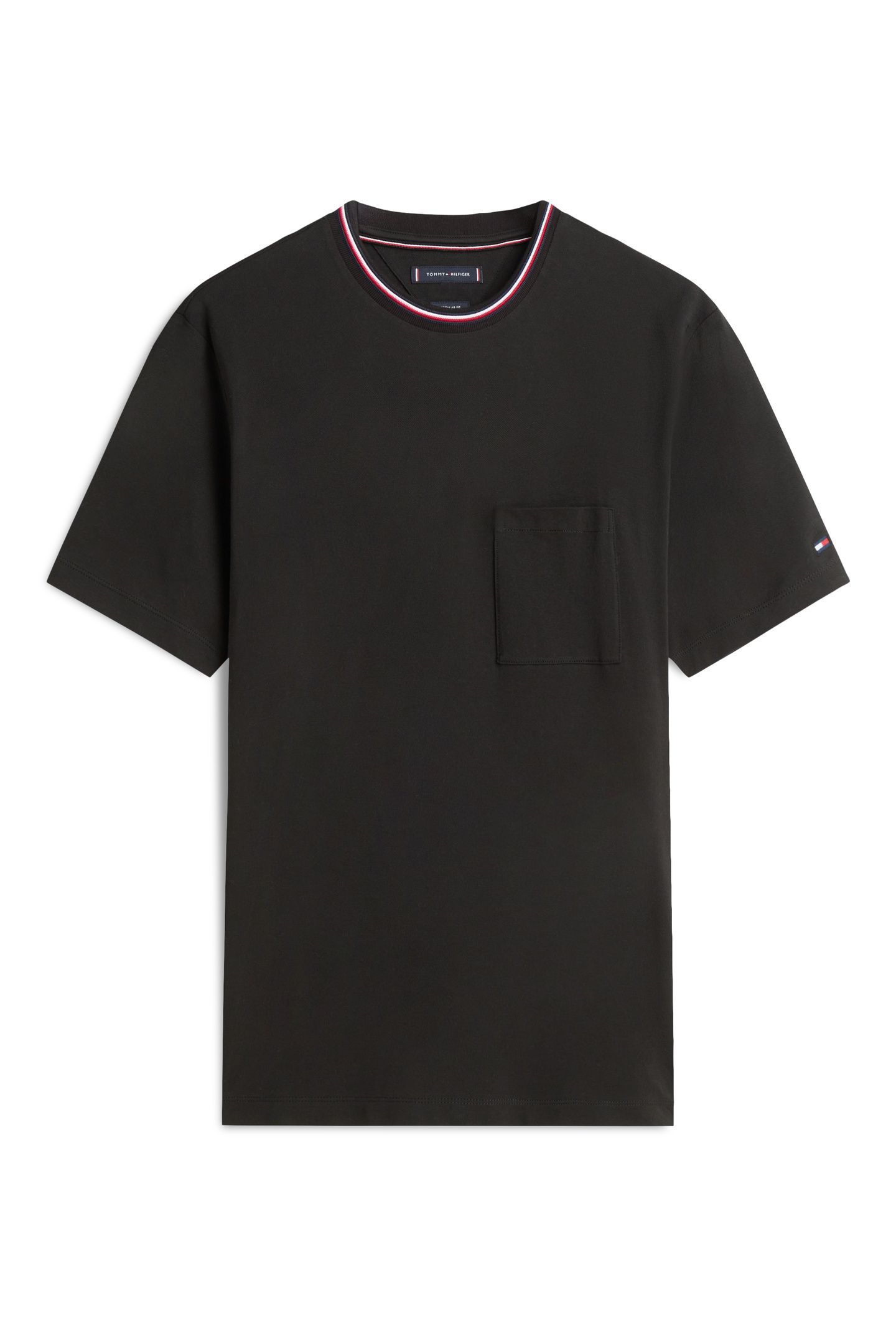 POCKET PIQUE TEE BLACK 5