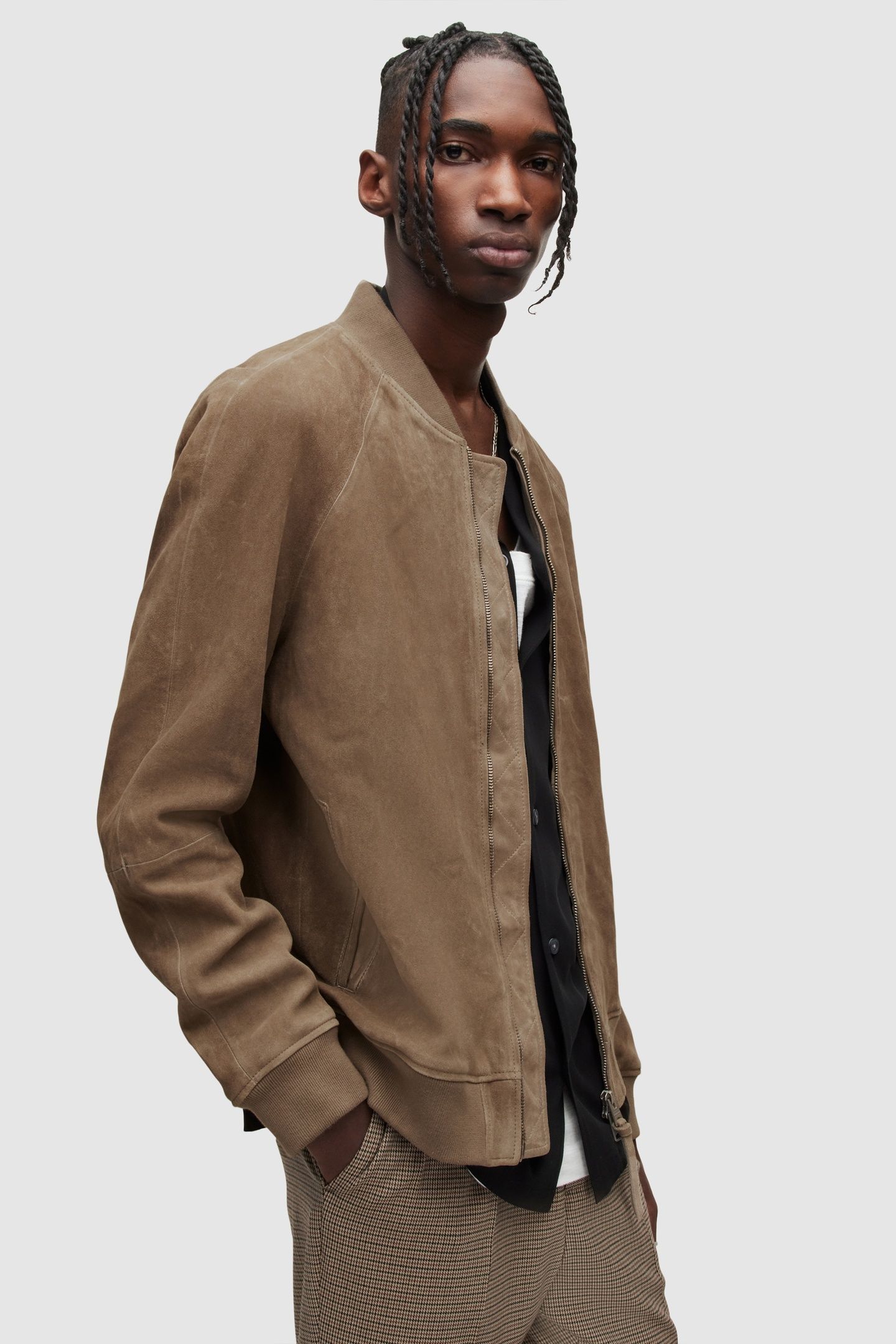 DAINS BOMBER WARM TAUPE 2