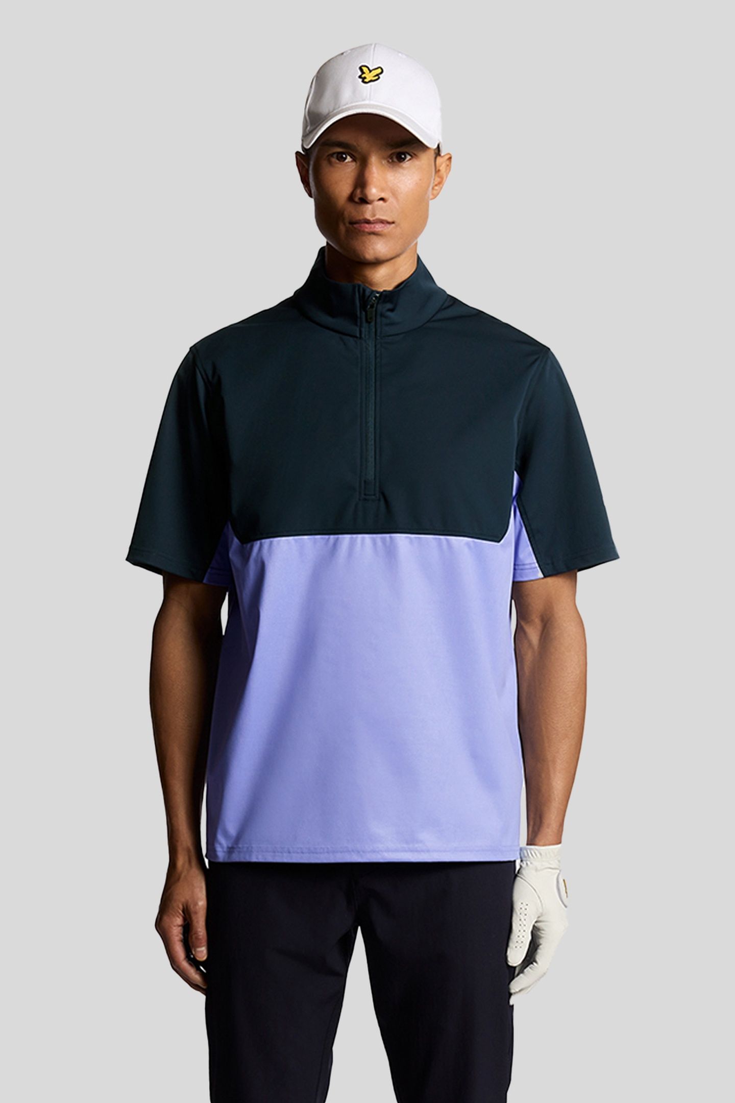 GOLF WINDJAMMER SHIRT MOONLIGHT/DARK NAVY 2